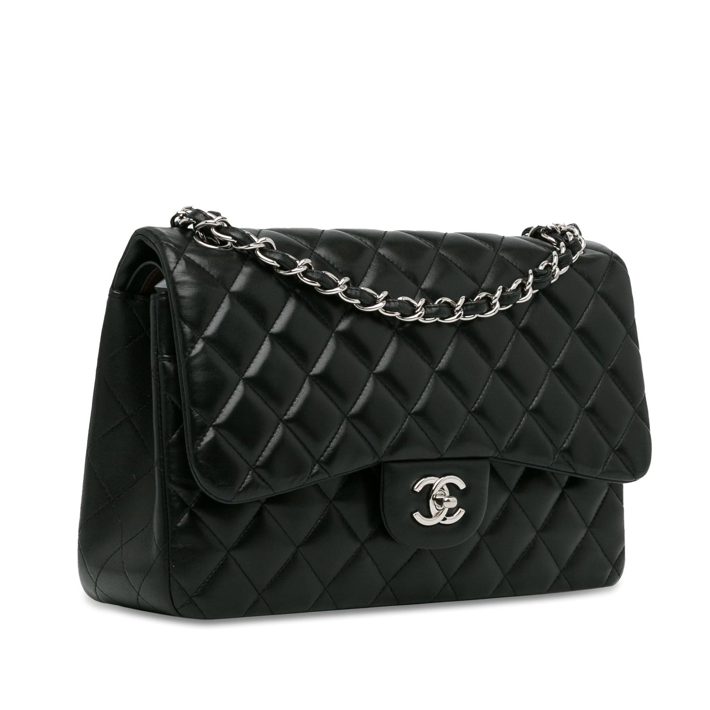 Chanel Jumbo Classic Lambskin Double Flap (Shg-Kqtcrc) Bag