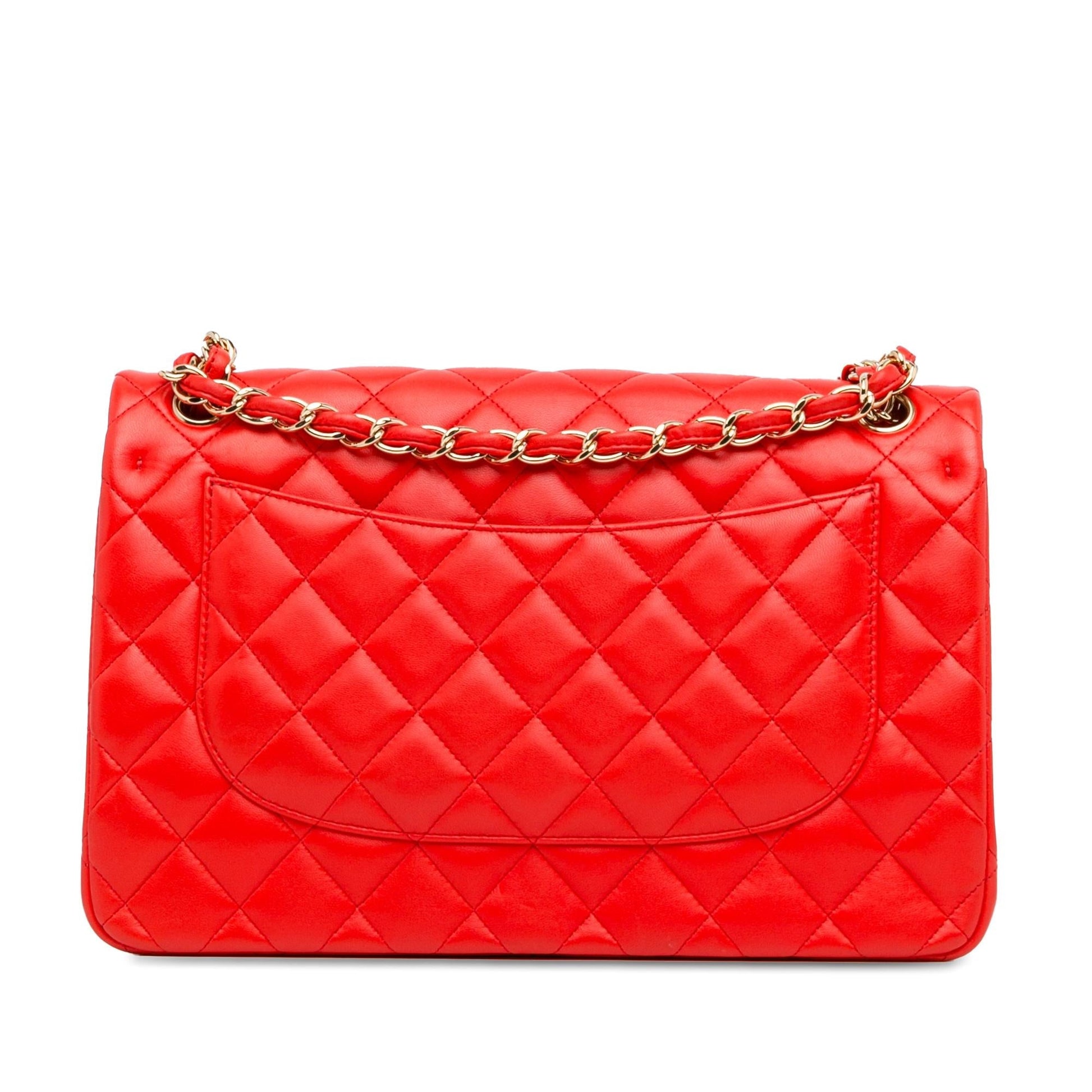 Chanel Jumbo Classic Lambskin Double Flap SHG-UmY2Vt Handbag