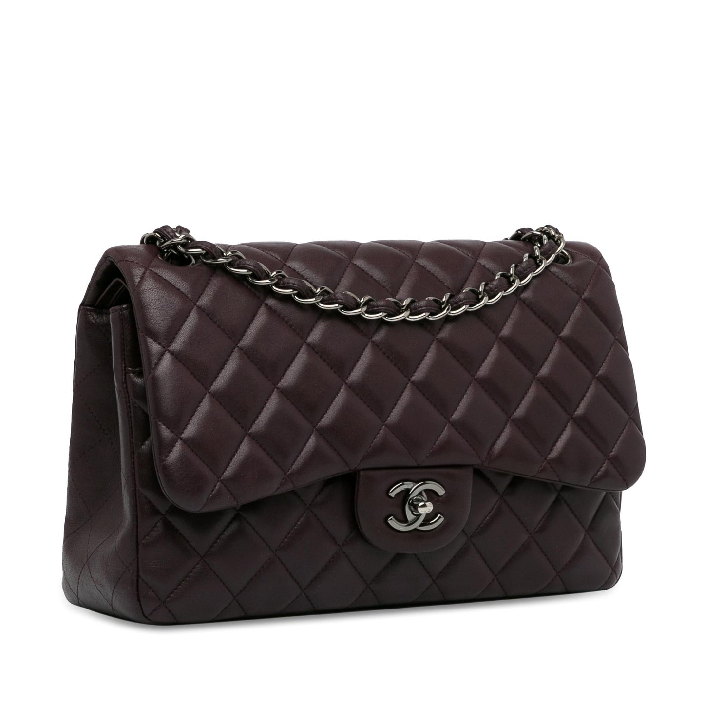 Chanel Jumbo Classic Lambskin Double Flap (Shg-Dw9Rfk) Bag