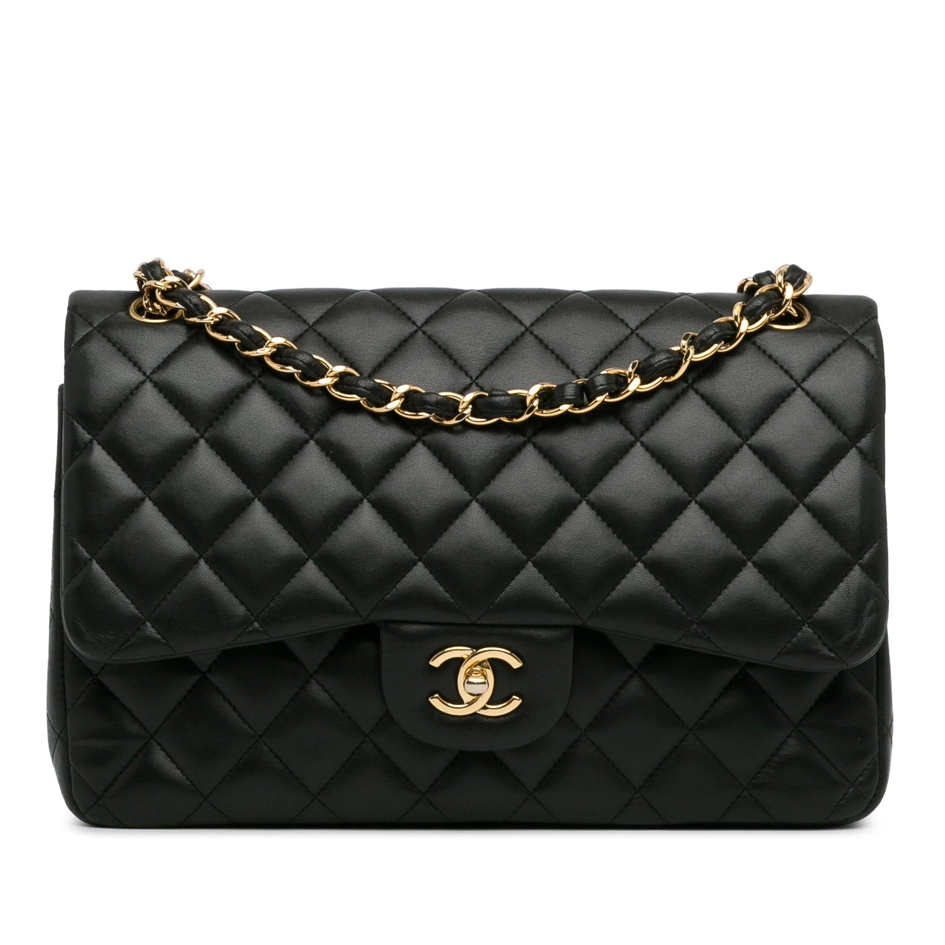 Chanel Jumbo Classic Lambskin Double Flap SHG-DIrJtq Handbag