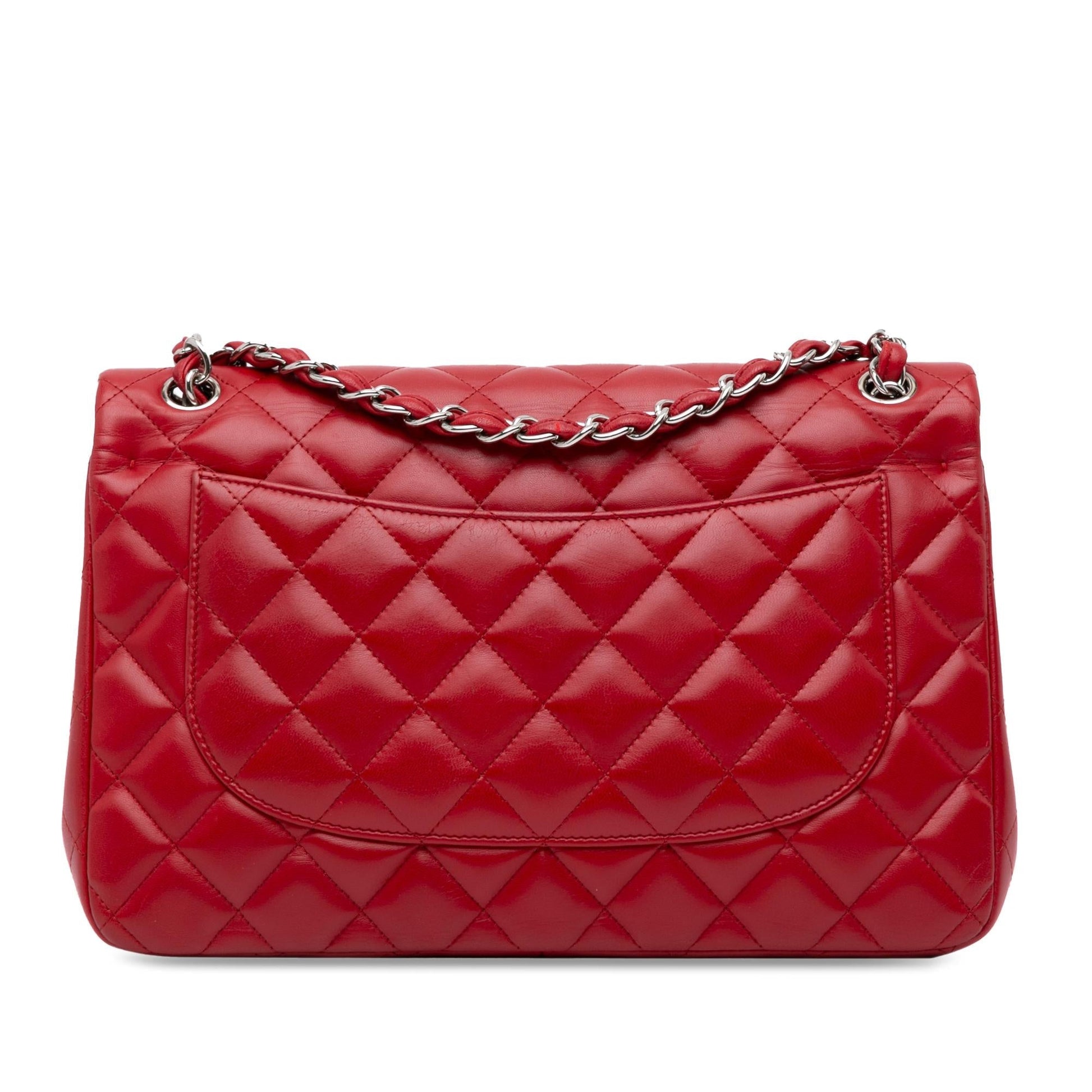 Chanel Jumbo Classic Lambskin Double Flap (Shg-Tniklt) Bag