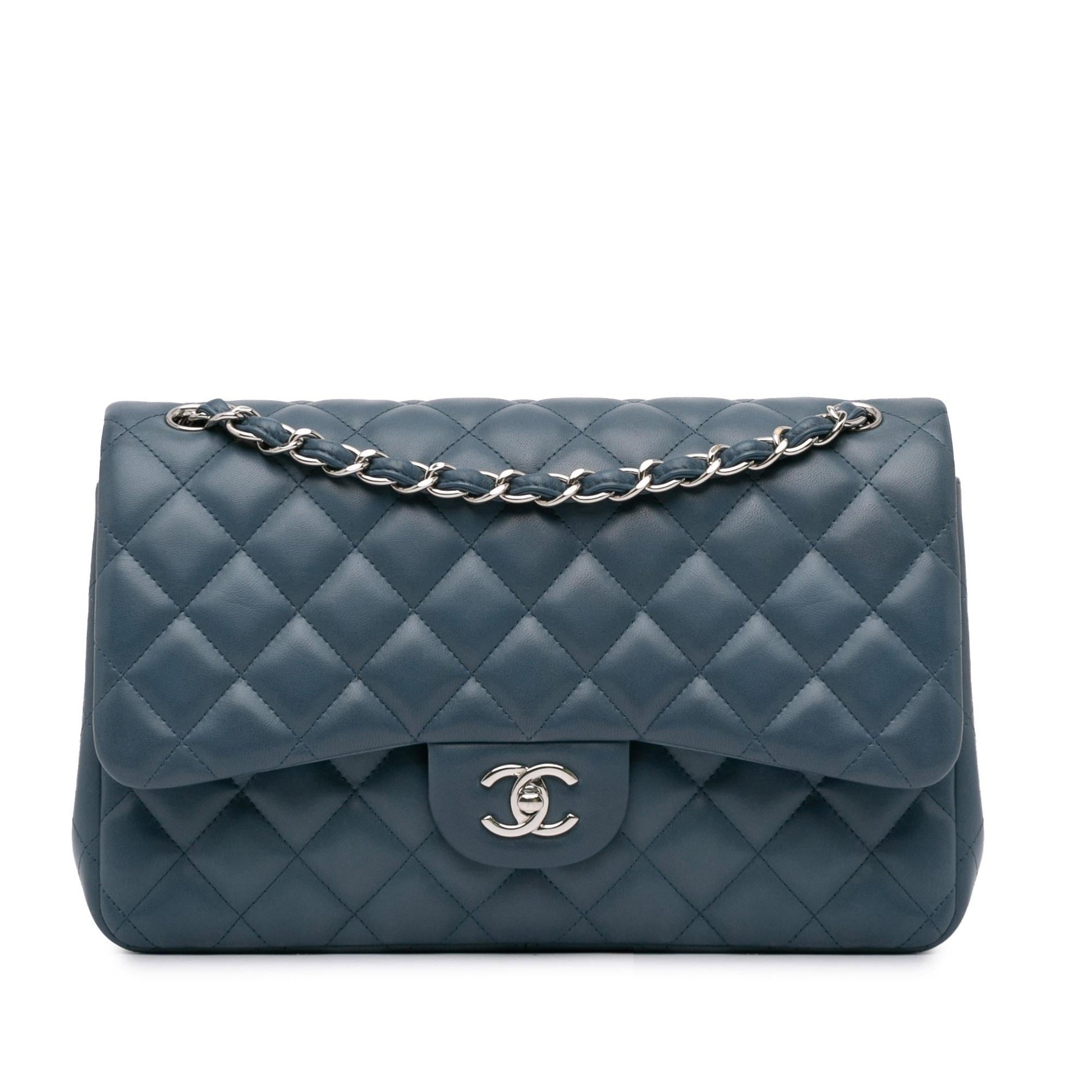 Chanel Jumbo Classic Lambskin Double Flap SHG-fQmKvN Handbag