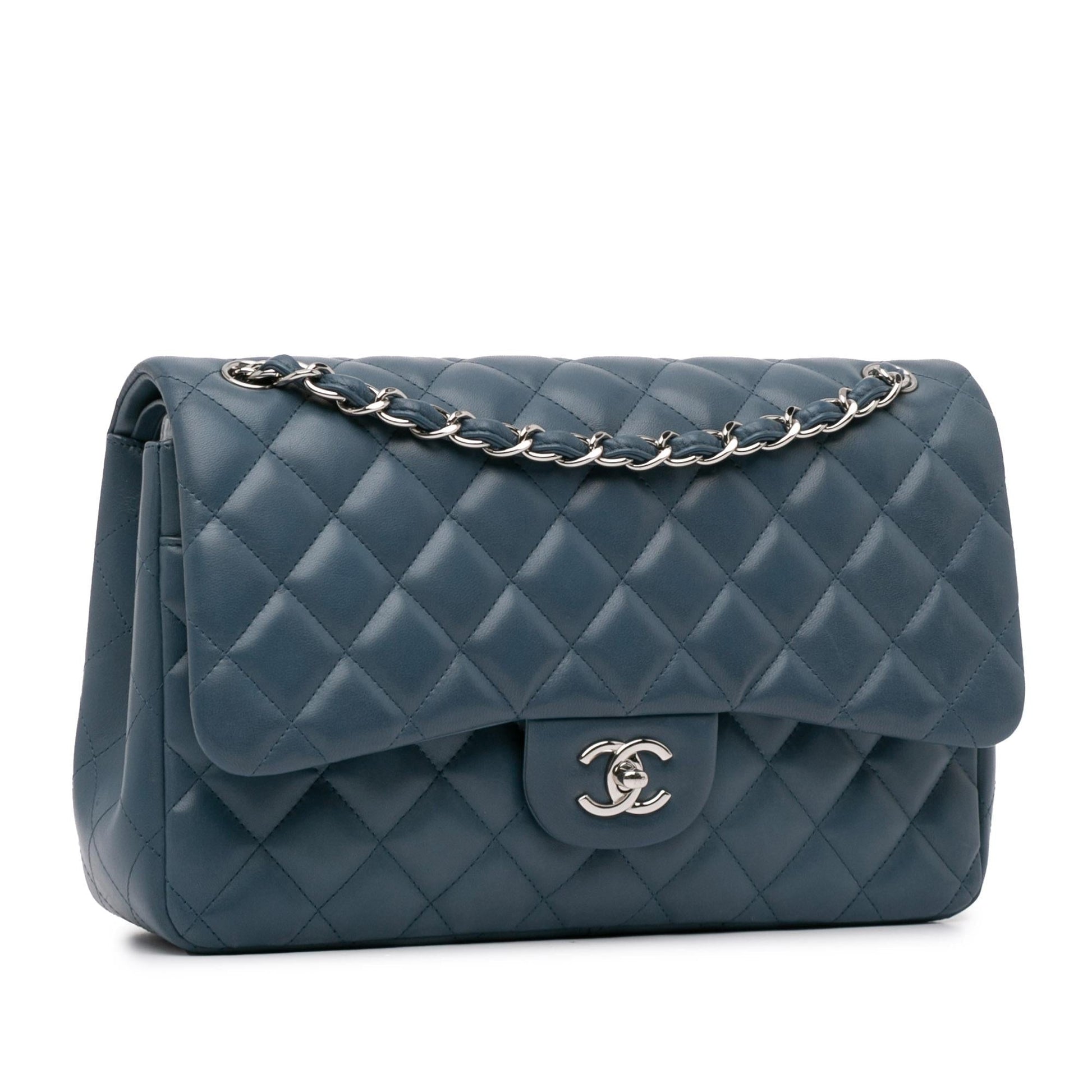 Chanel Jumbo Classic Lambskin Double Flap SHG-fQmKvN Handbag