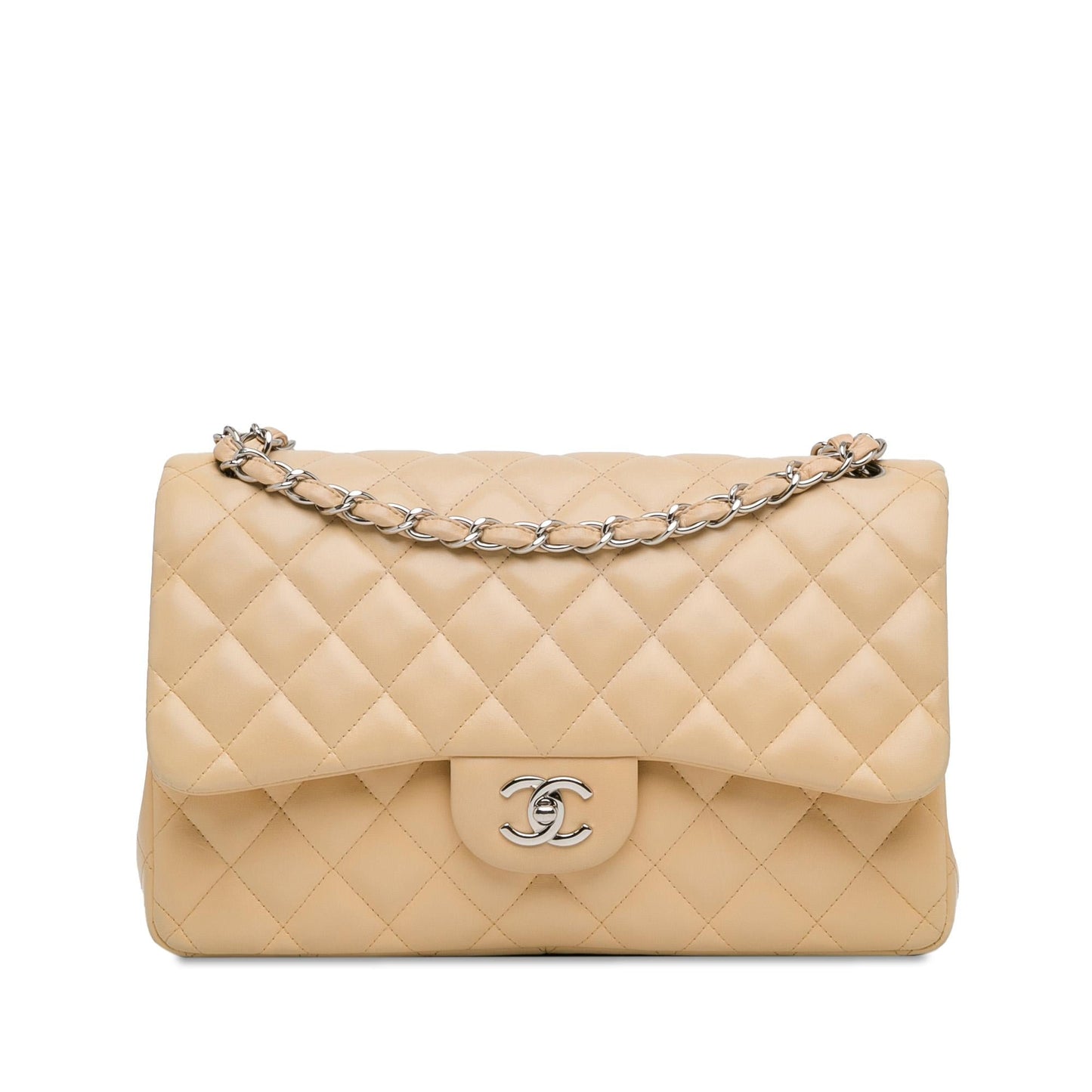 Chanel Jumbo Classic Lambskin Double Flap SHG-Mqc20h Handbag