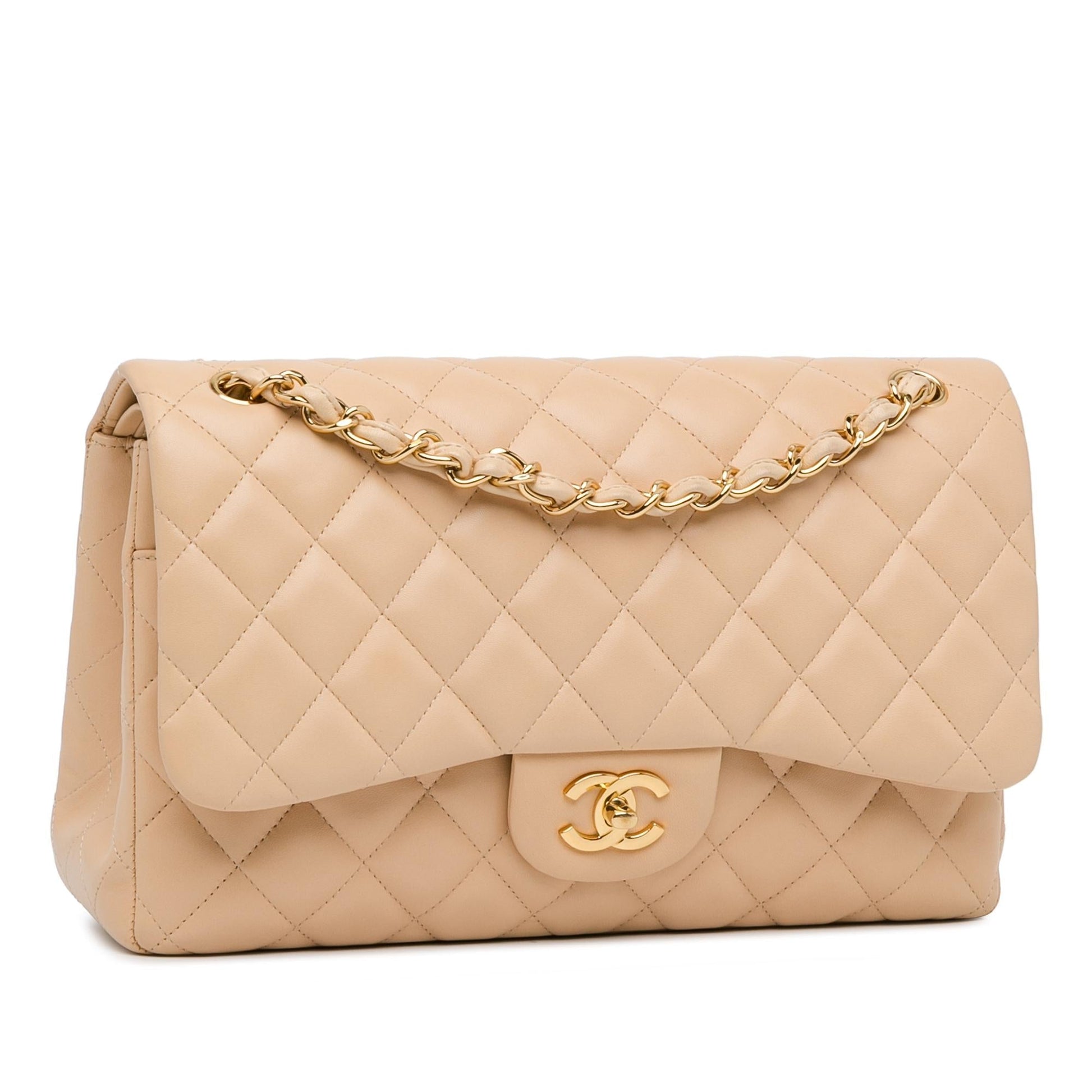 Chanel Jumbo Classic Lambskin Double Flap SHG-FtOyqZ Handbag