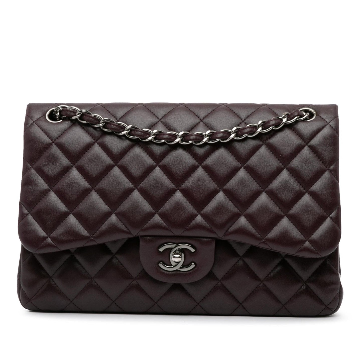 Chanel Jumbo Classic Lambskin Double Flap SHG-rIFMOP Handbag