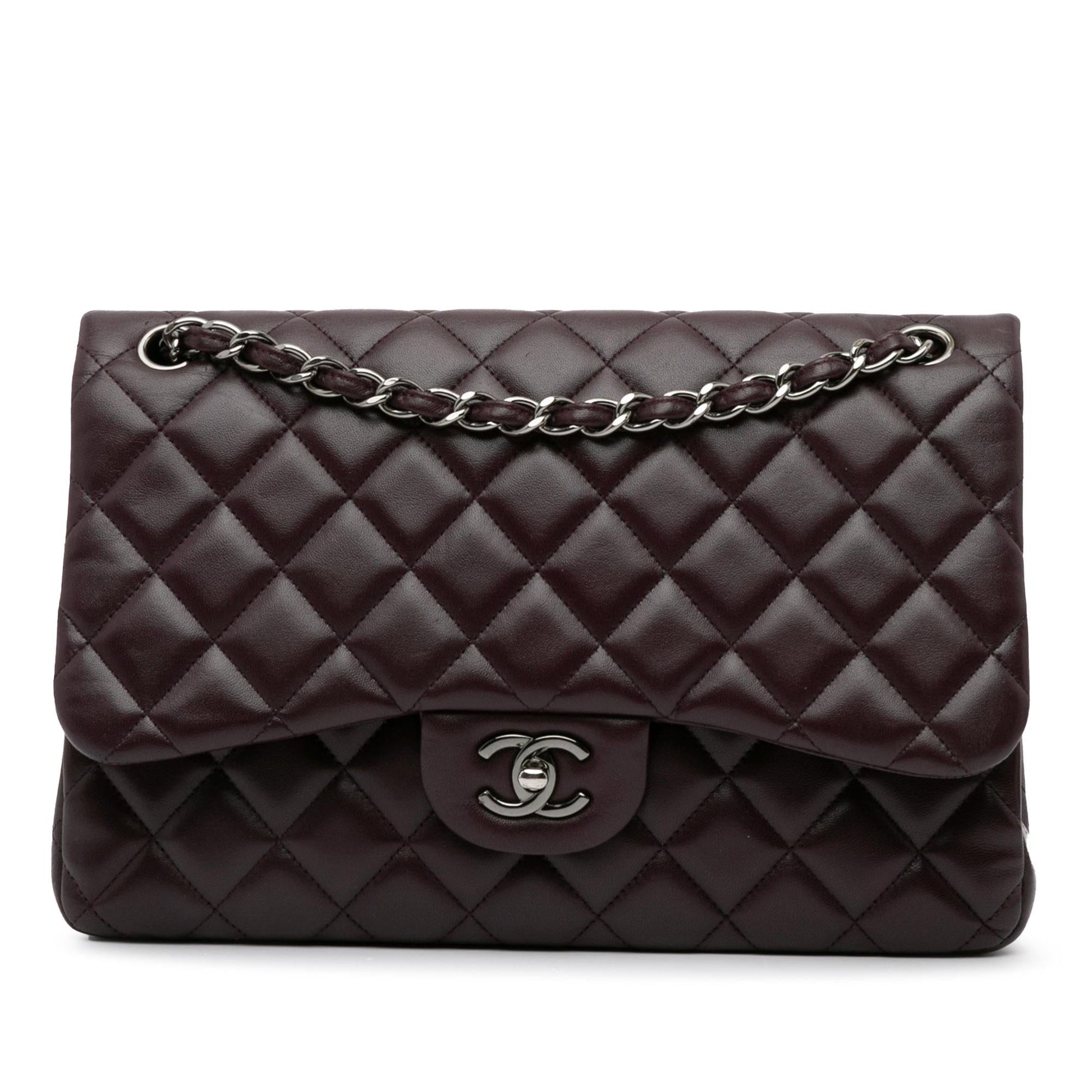 Chanel Jumbo Classic Lambskin Double Flap SHG-rIFMOP Handbag