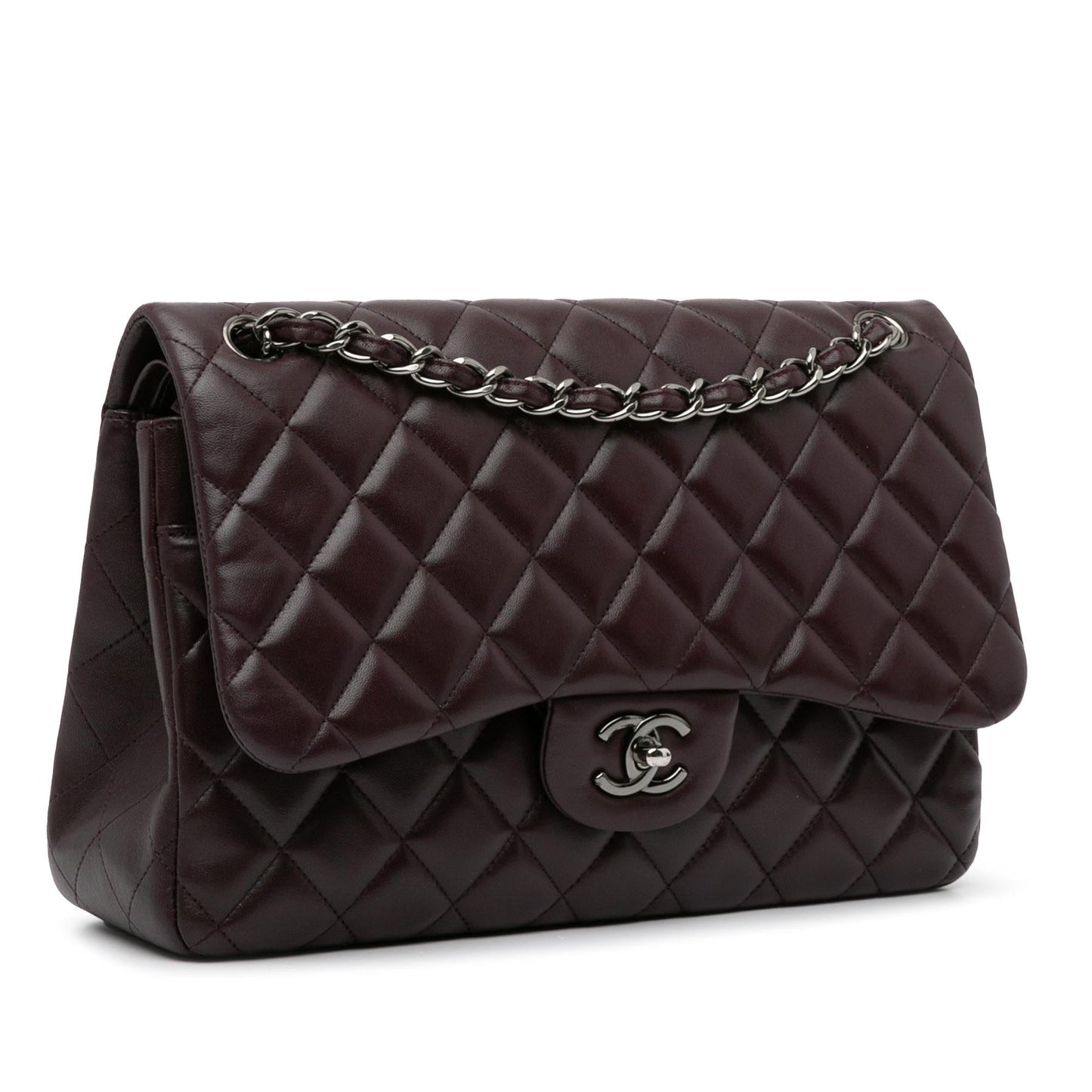 Chanel Jumbo Classic Lambskin Double Flap SHG-rIFMOP Handbag