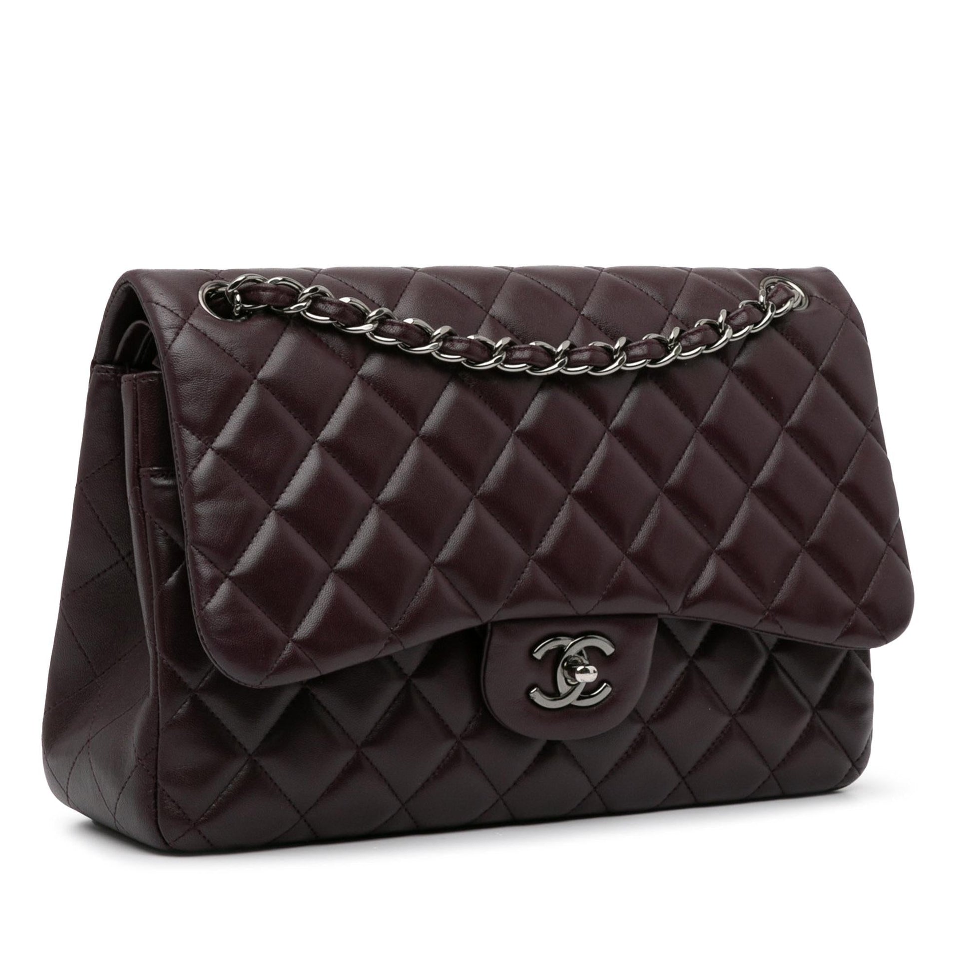 Chanel Jumbo Classic Lambskin Double Flap SHG-rIFMOP Handbag