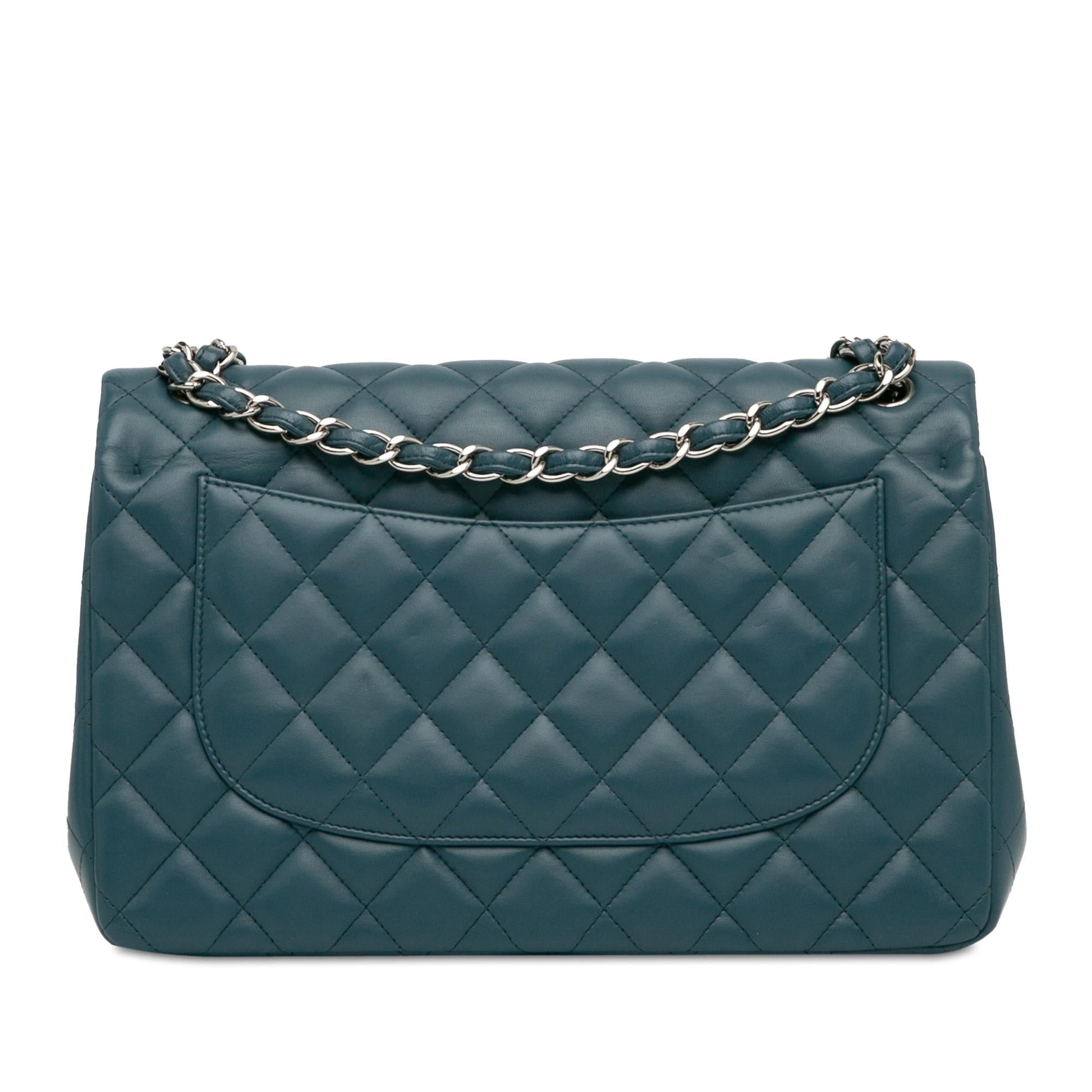 Chanel Jumbo Classic Lambskin Double Flap (SHG-ahjfnw)