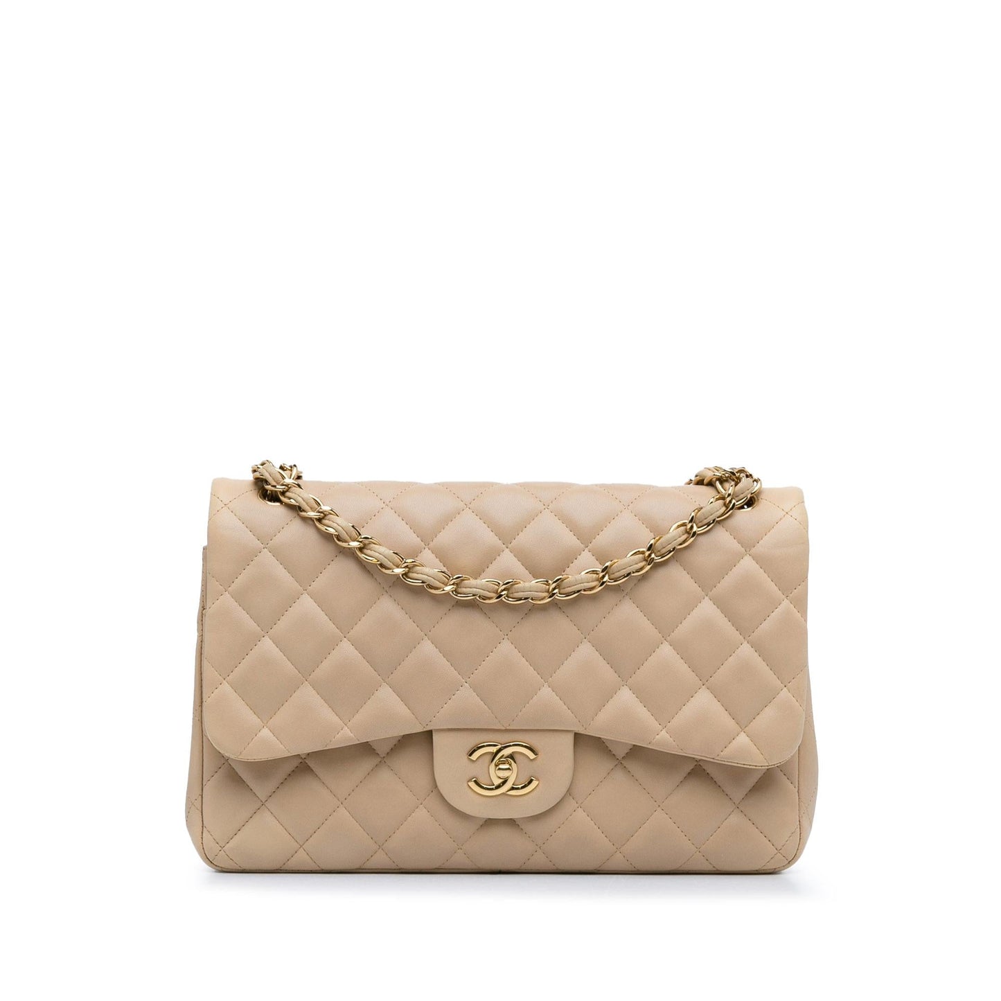 Chanel Jumbo Classic Lambskin Double Flap SHG-w2q3Kp Handbag