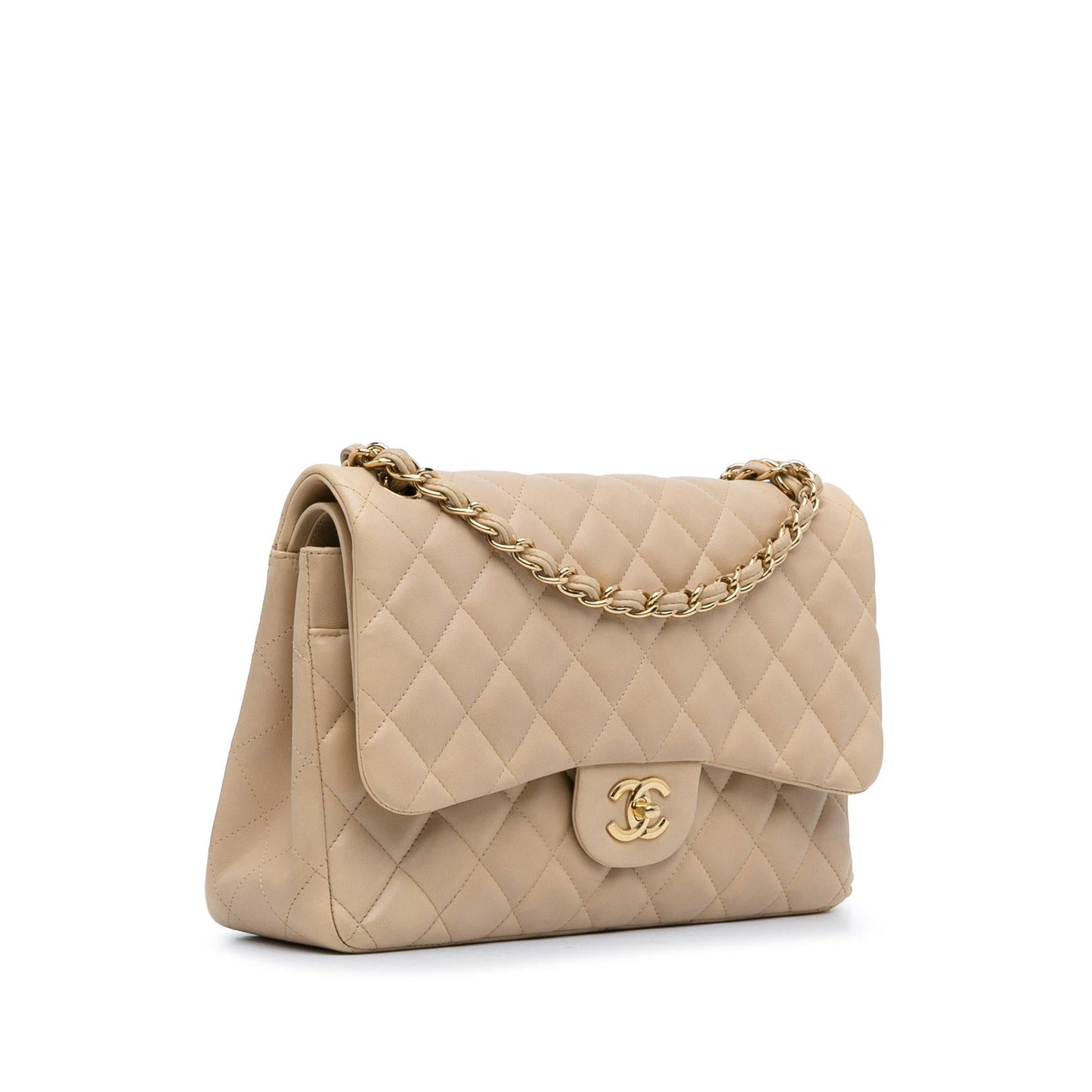 Chanel Jumbo Classic Lambskin Double Flap SHG-w2q3Kp Handbag