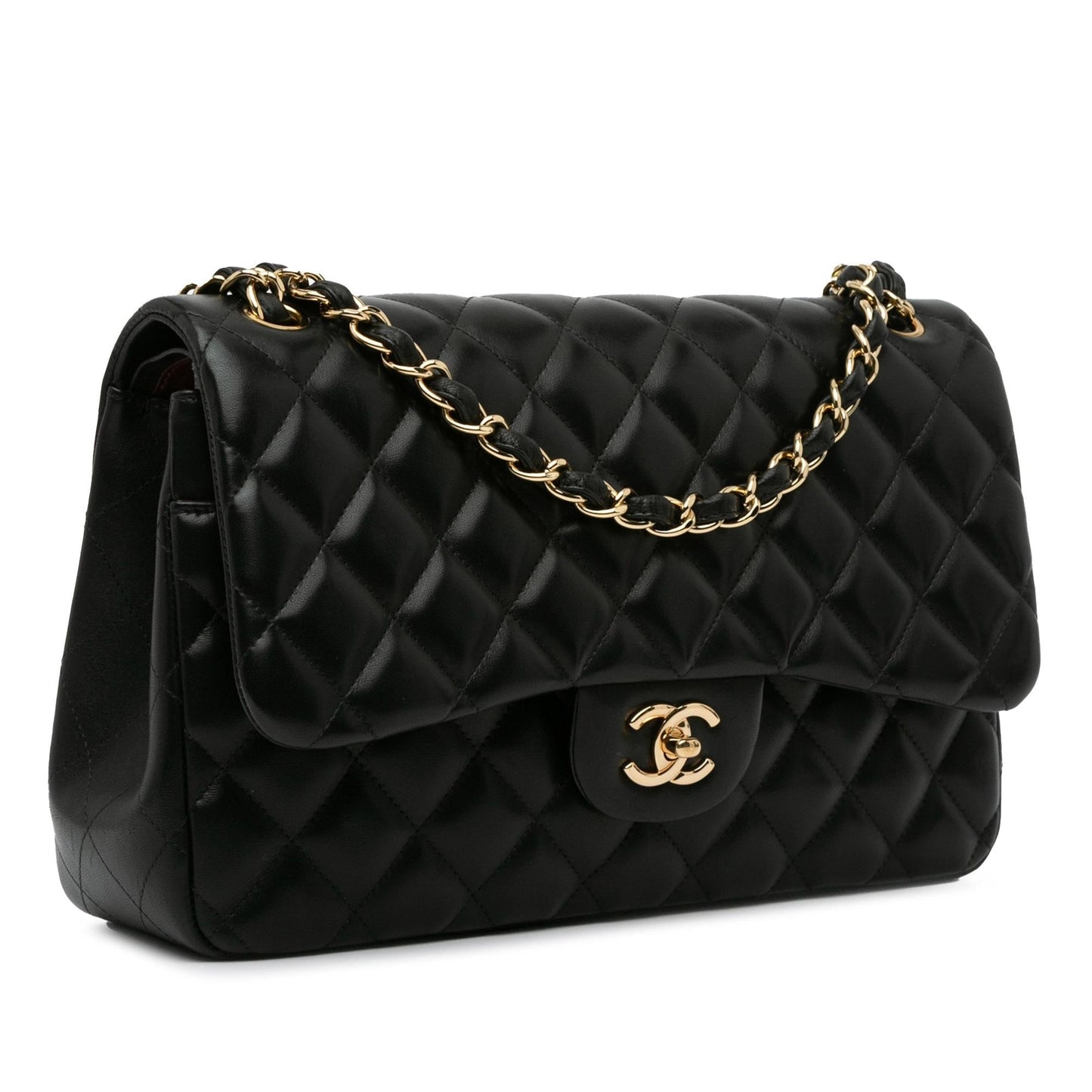 Chanel Jumbo Classic Lambskin Double Flap SHG-0LaKgj Handbag