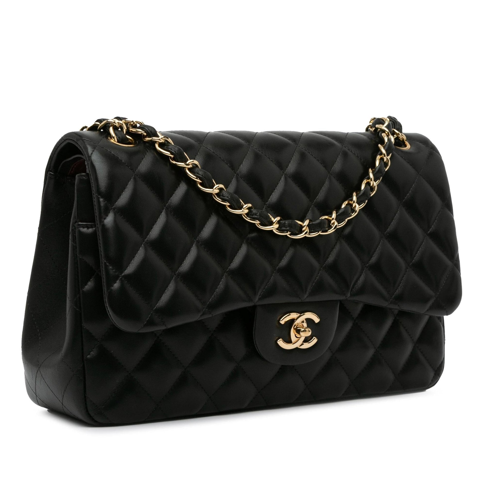 Chanel Jumbo Classic Lambskin Double Flap SHG-0LaKgj Handbag