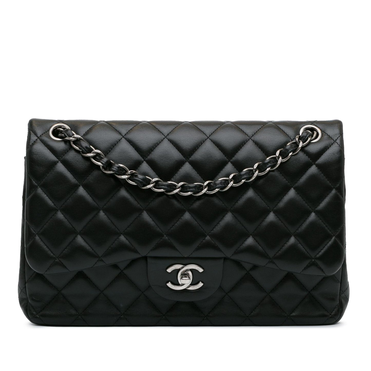 Chanel Jumbo Classic Lambskin Double Flap SHG-ucgxXa Handbag