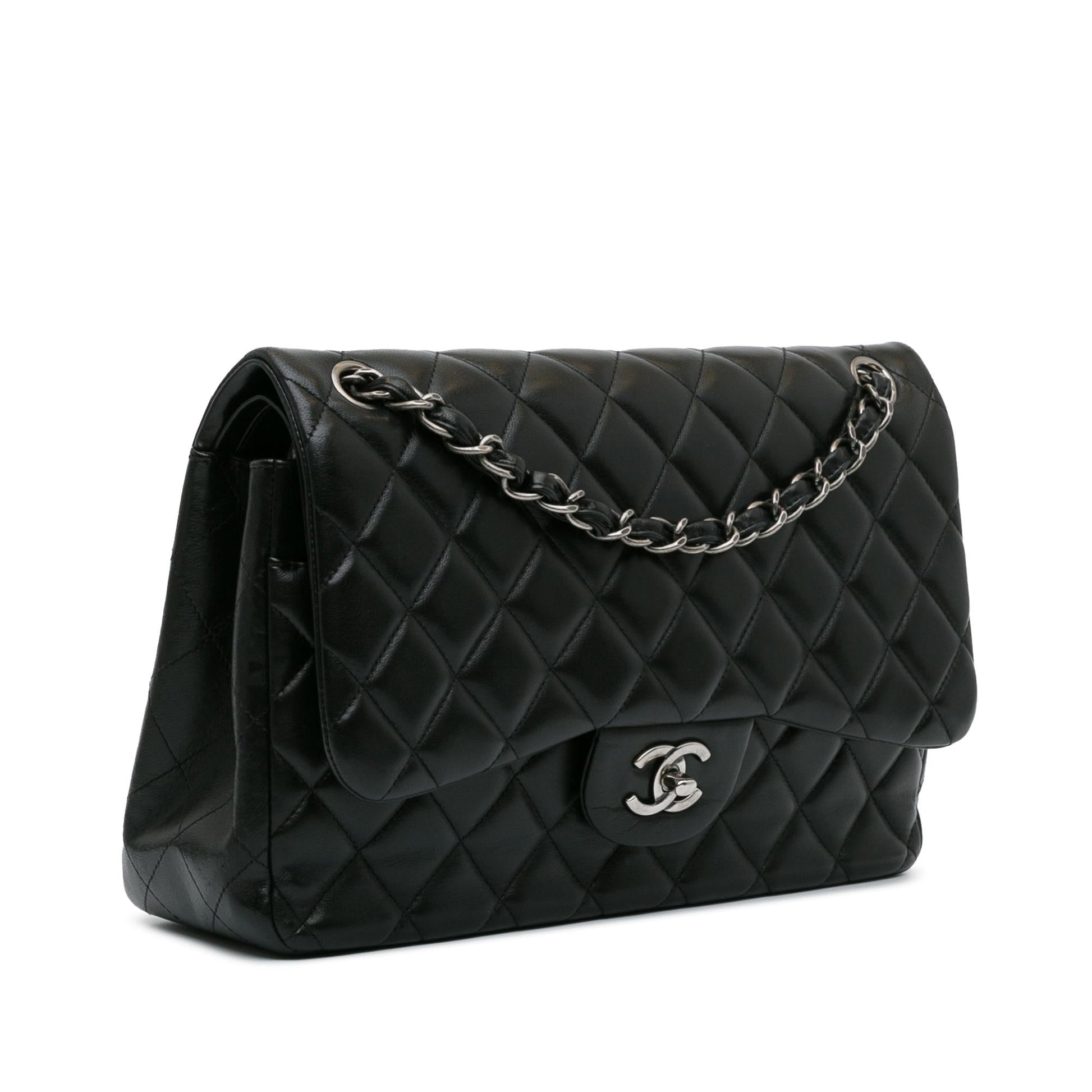 Chanel Jumbo Classic Lambskin Double Flap (SHG-ucgxXa)