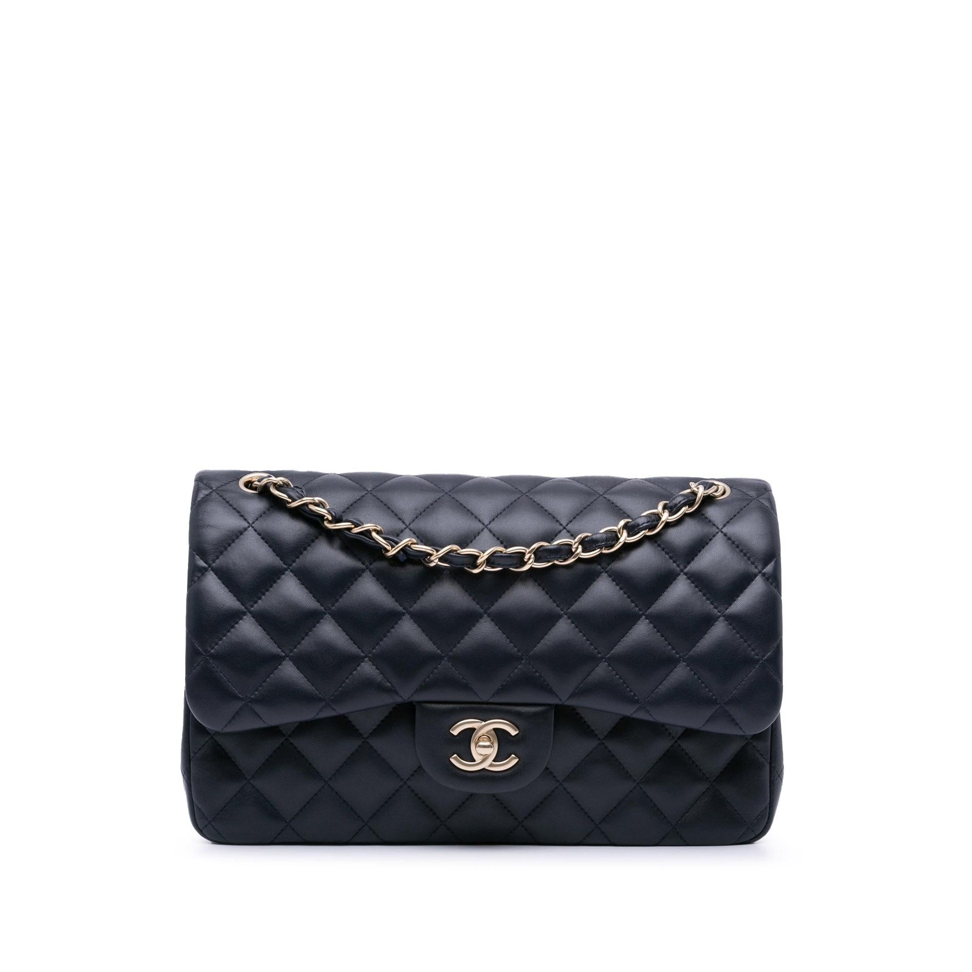 Chanel Jumbo Classic Lambskin Double Flap SHG-byKwiG Handbag