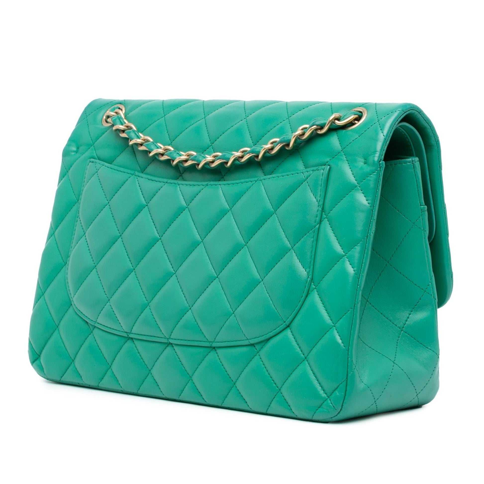 Chanel Jumbo Classic Lambskin Double Flap SHG-cFUSok Handbag