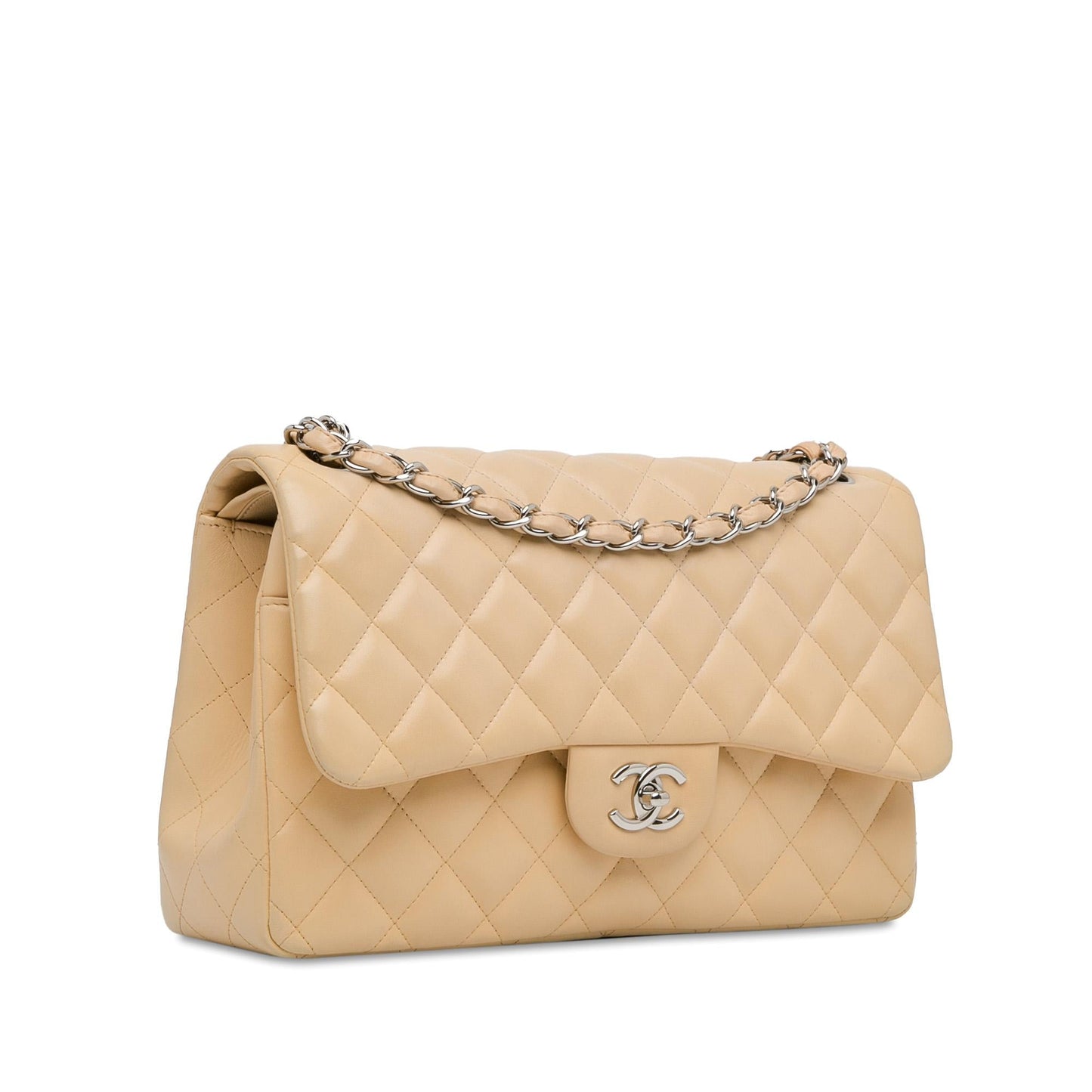 Chanel Jumbo Classic Lambskin Double Flap SHG-DmoPIa Handbag