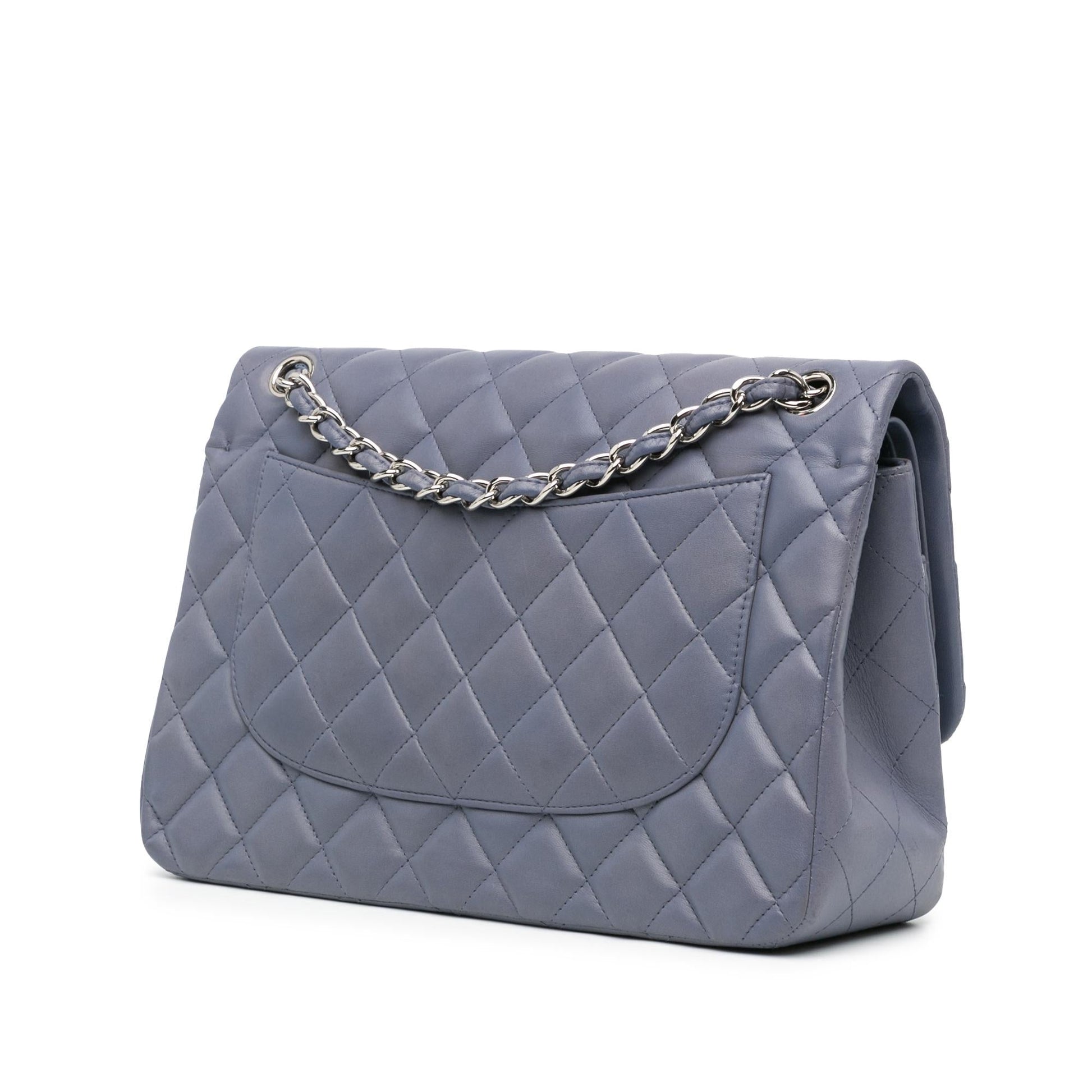 Chanel Jumbo Classic Lambskin Double Flap SHG-RWYwGr Handbag