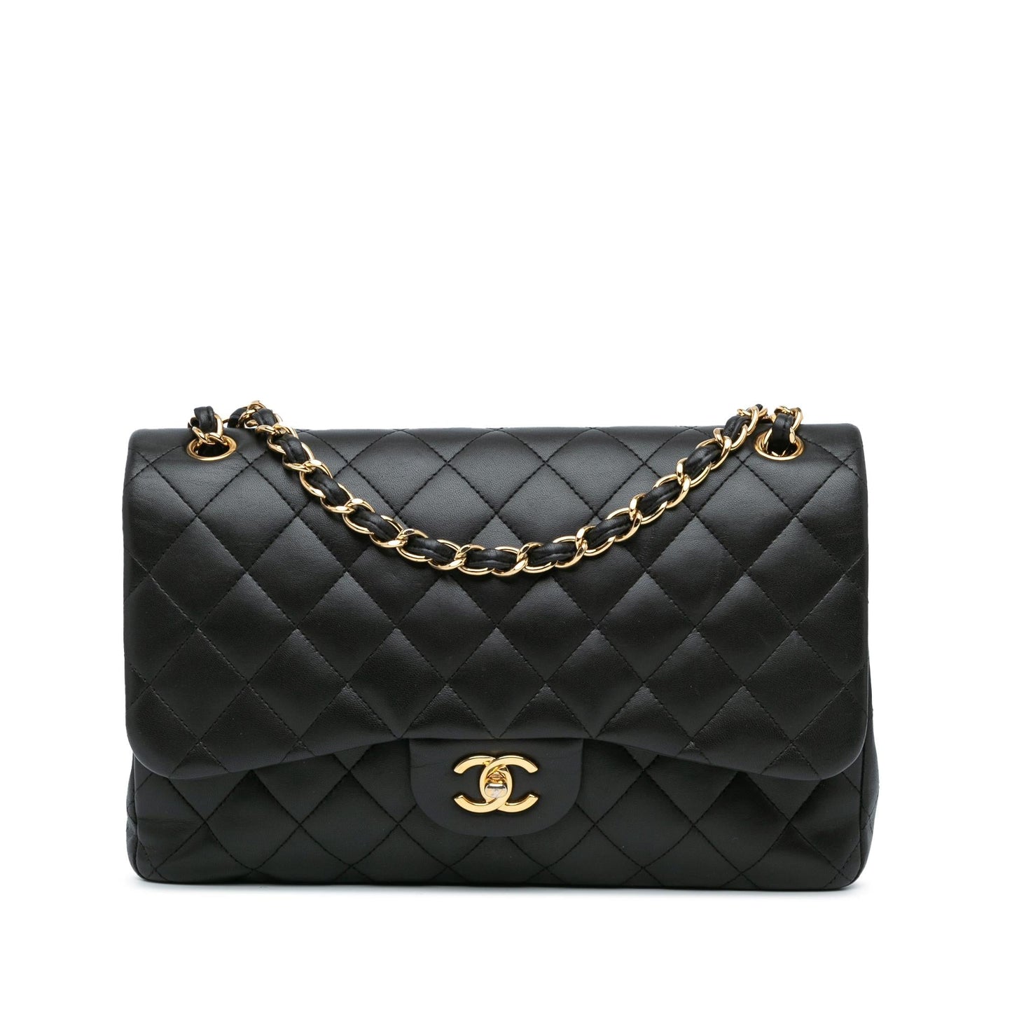 Chanel Jumbo Classic Lambskin Double Flap SHG-mRKw0w Handbag