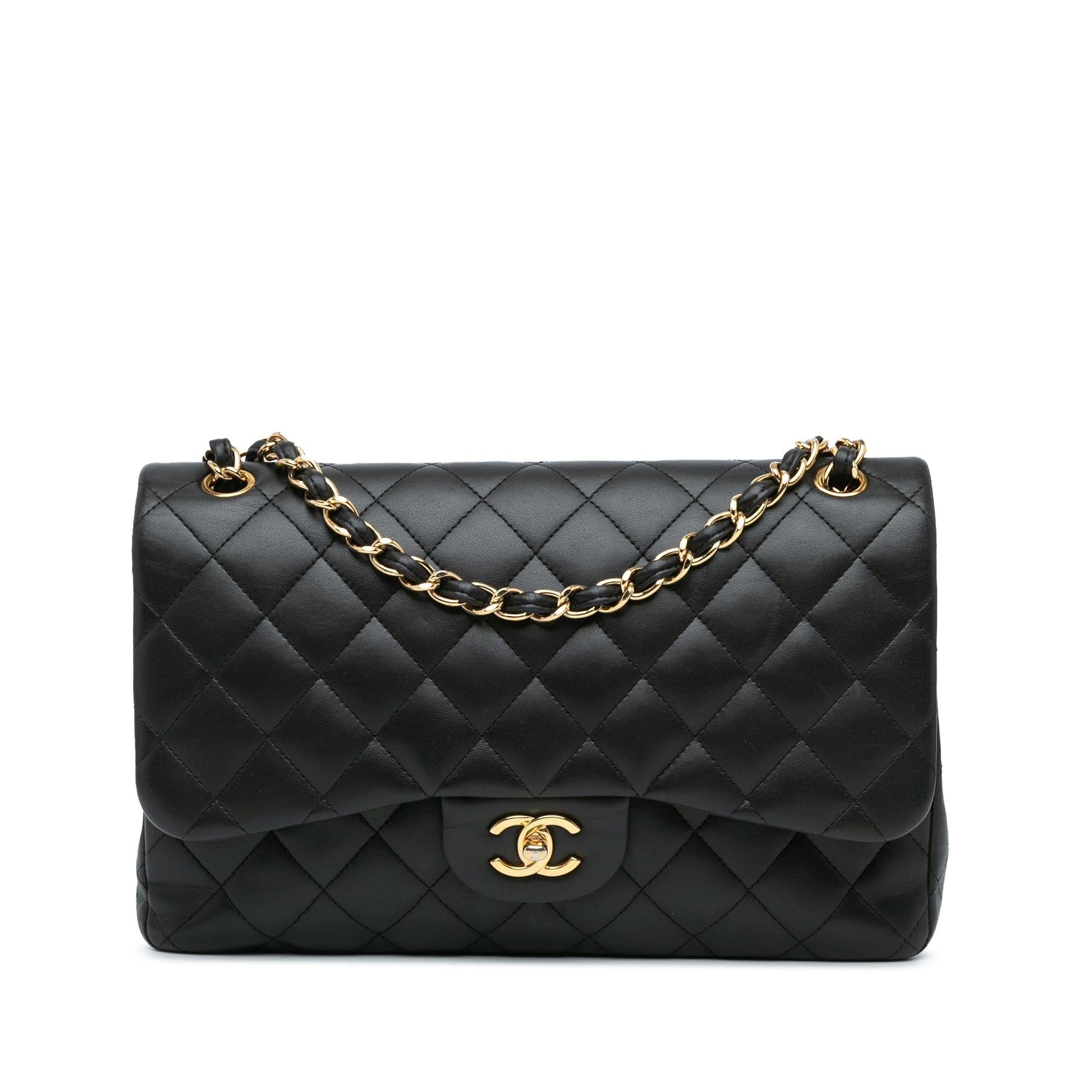Chanel Jumbo Classic Lambskin Double Flap SHG-mRKw0w Handbag