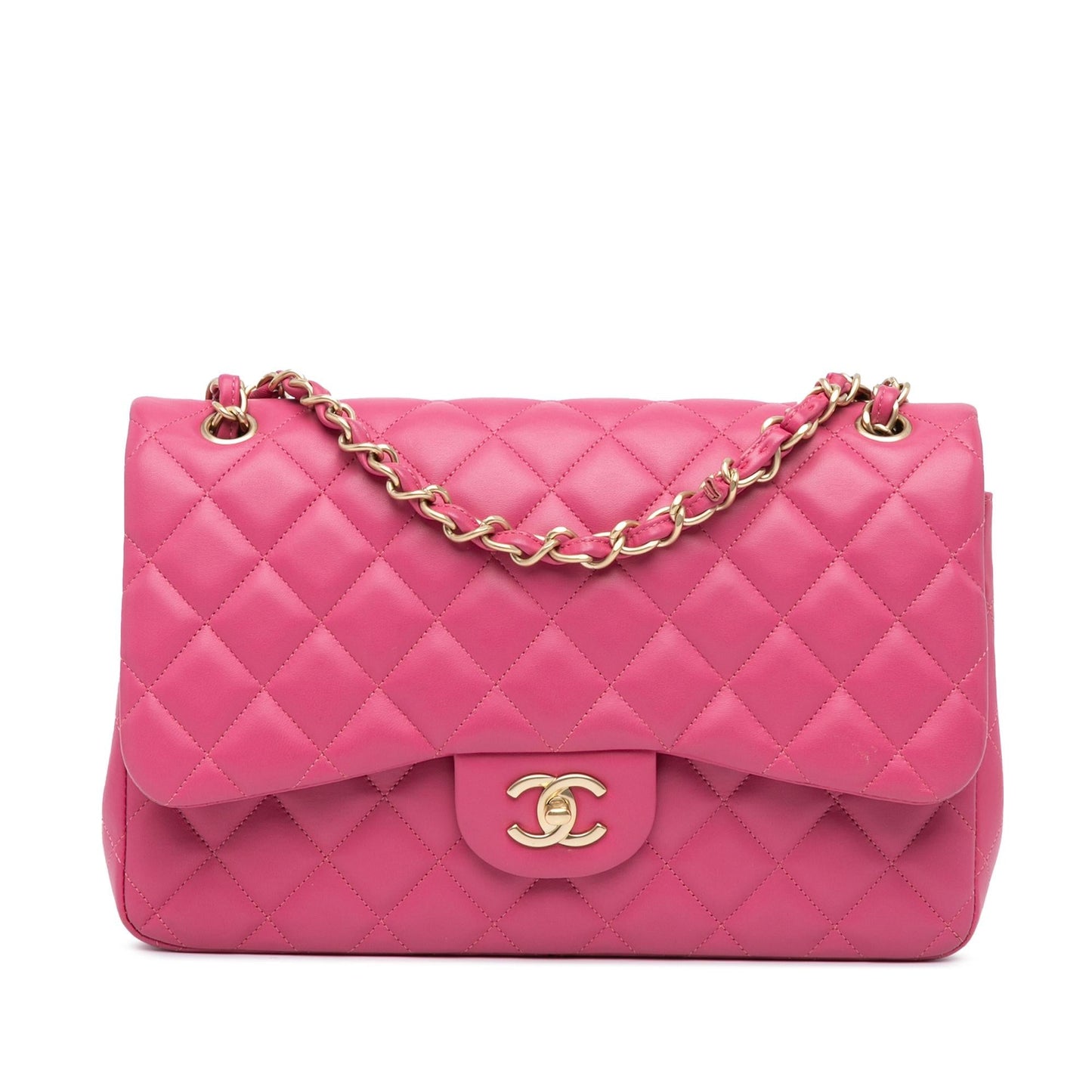 Chanel Jumbo Classic Lambskin Double Flap SHG-u6IBkC Handbag