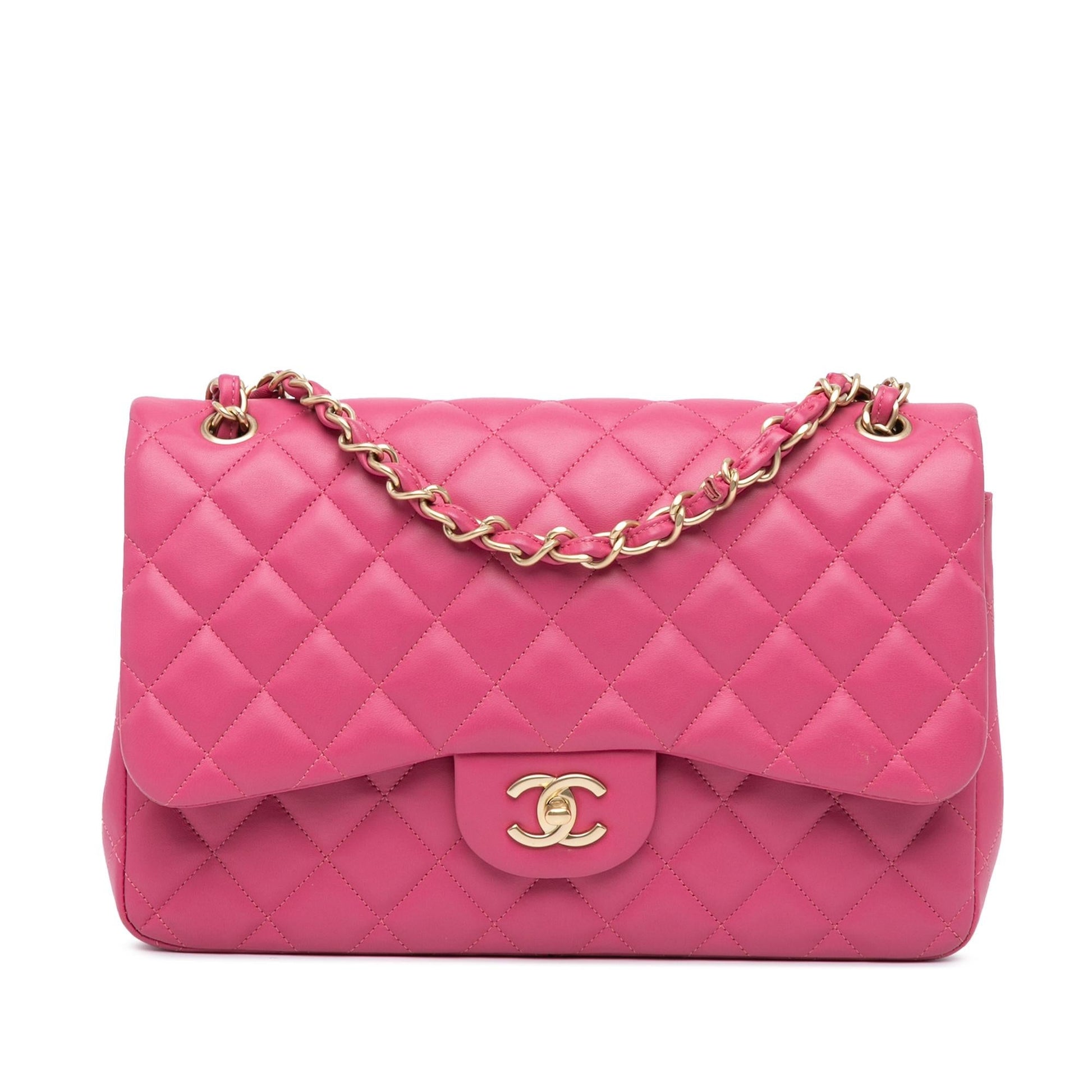 Chanel Jumbo Classic Lambskin Double Flap SHG-u6IBkC Handbag