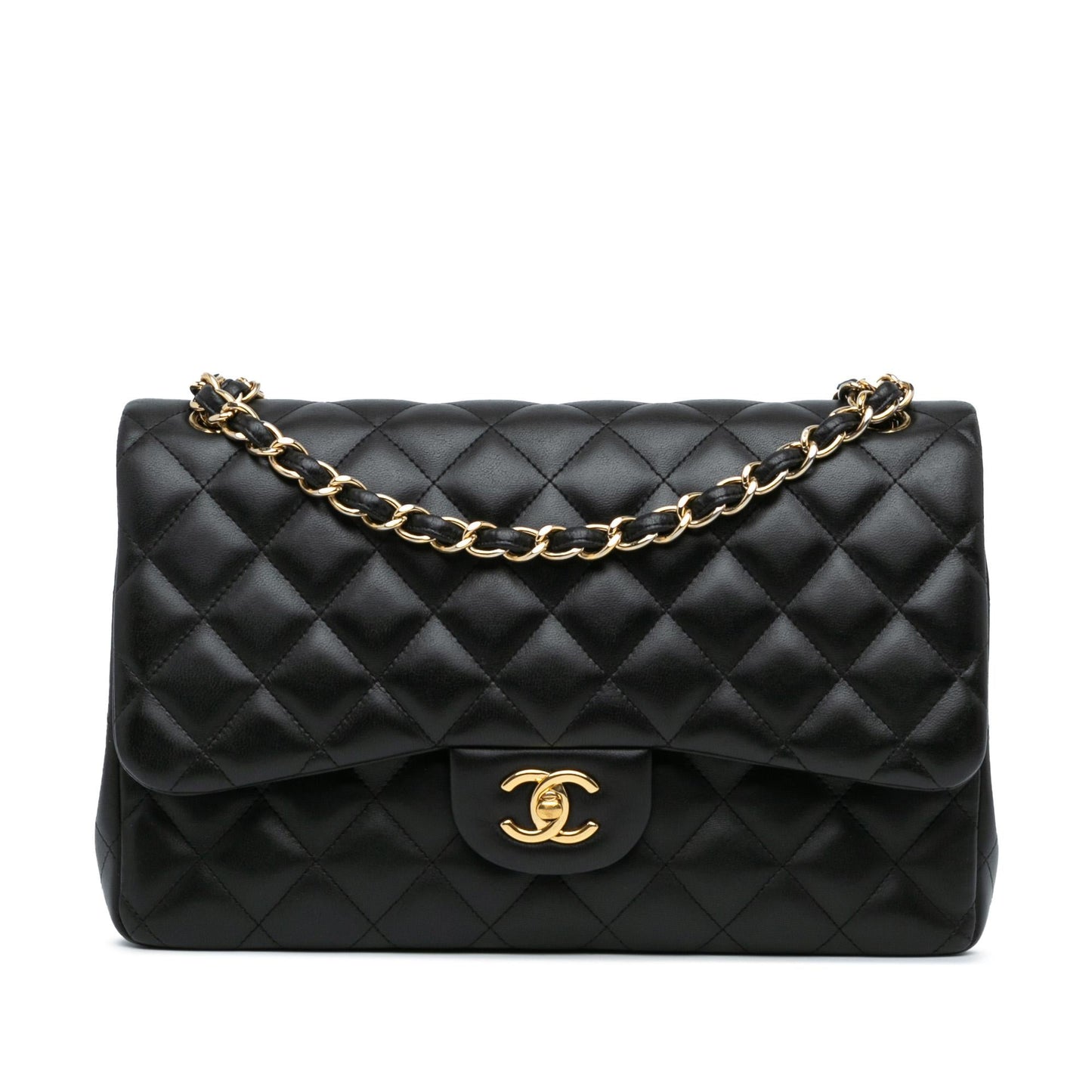 Chanel Jumbo Classic Lambskin Double Flap SHG-np3lhQ Handbag