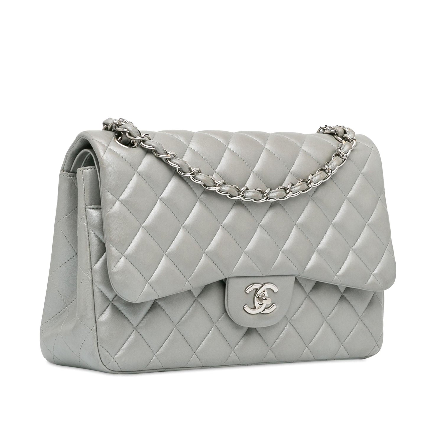 Chanel Jumbo Classic Lambskin Double Flap SHG-9Vm2sZ Handbag