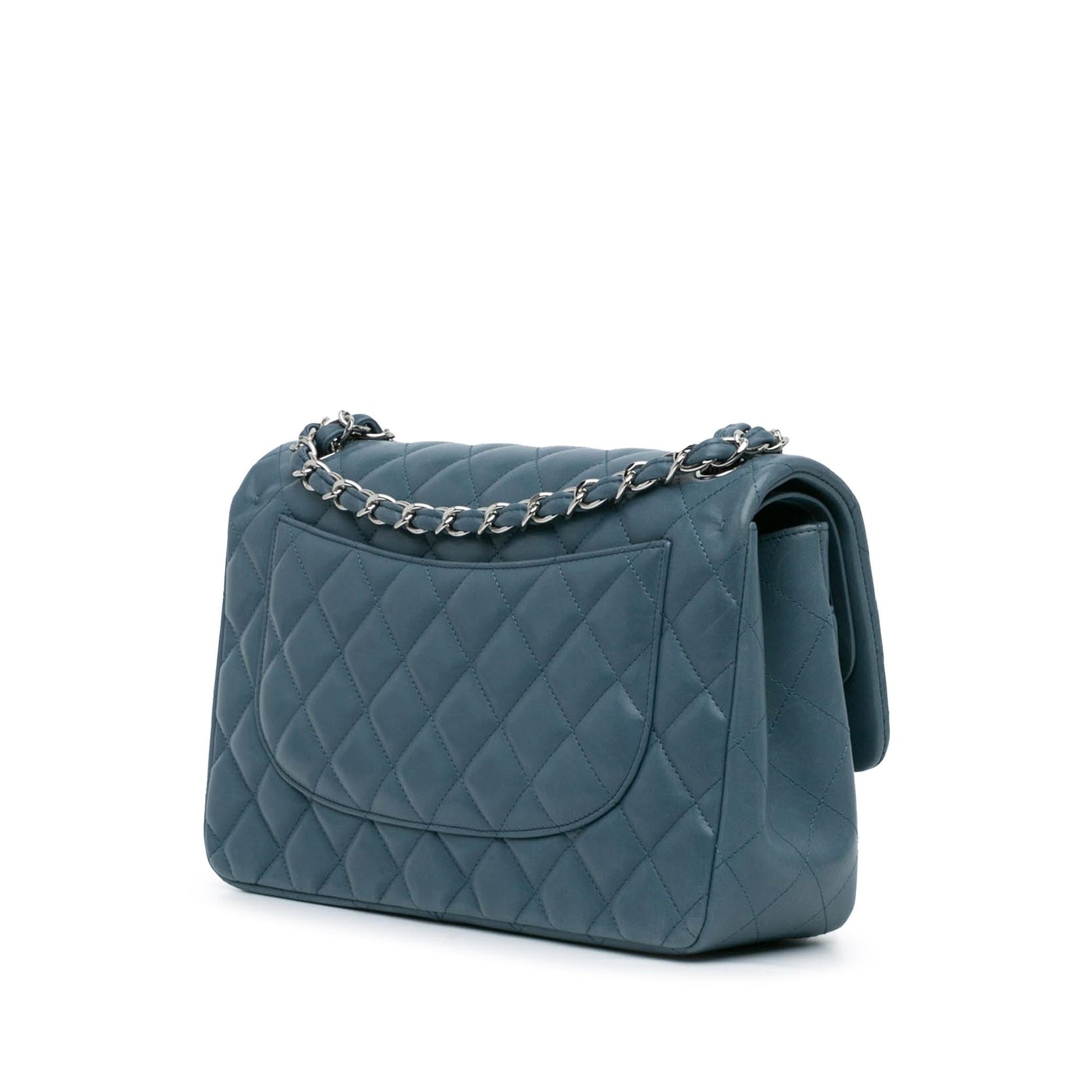 Chanel Jumbo Classic Lambskin Double Flap Handbag