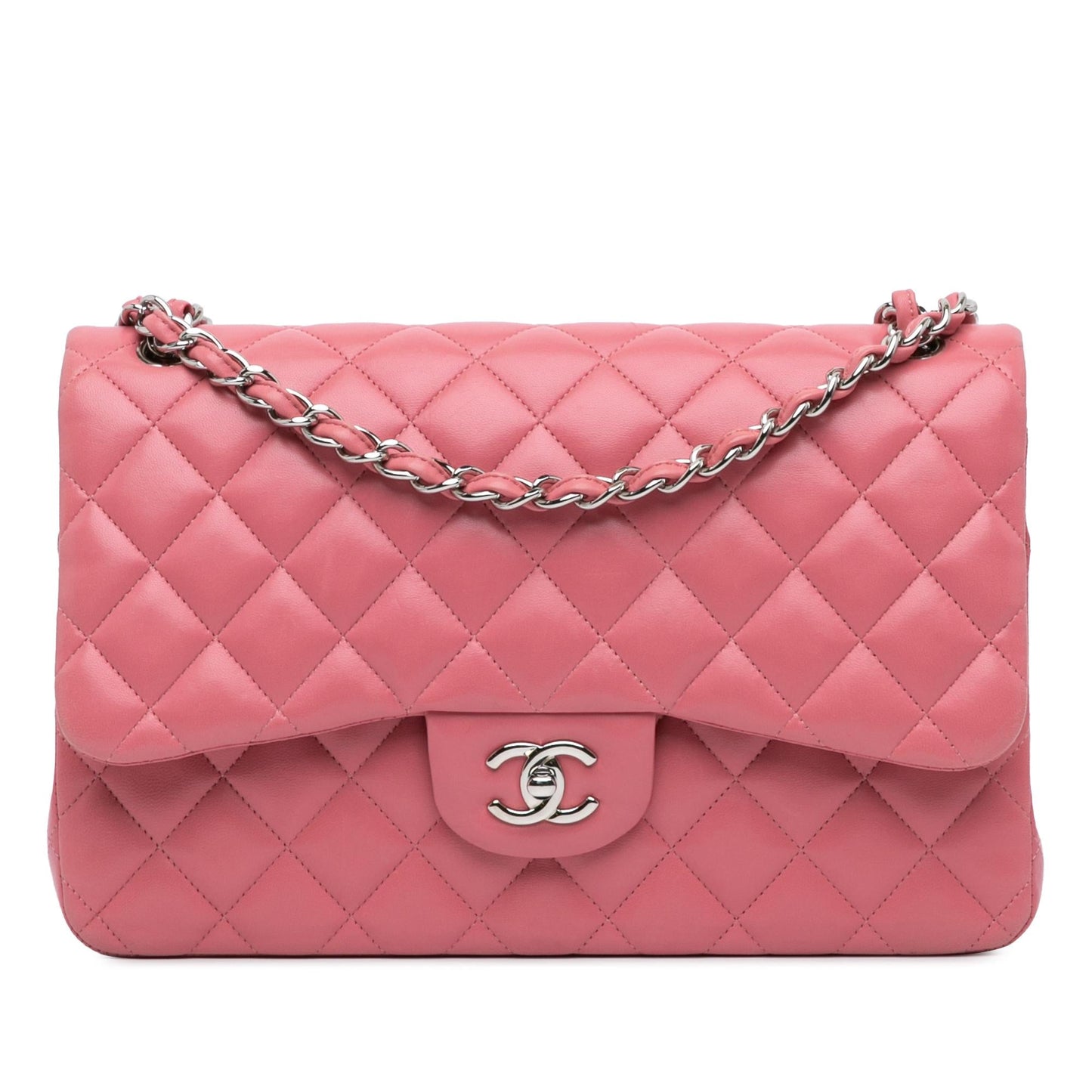 Chanel Jumbo Classic Lambskin Double Flap SHG-LnGkTD Handbag