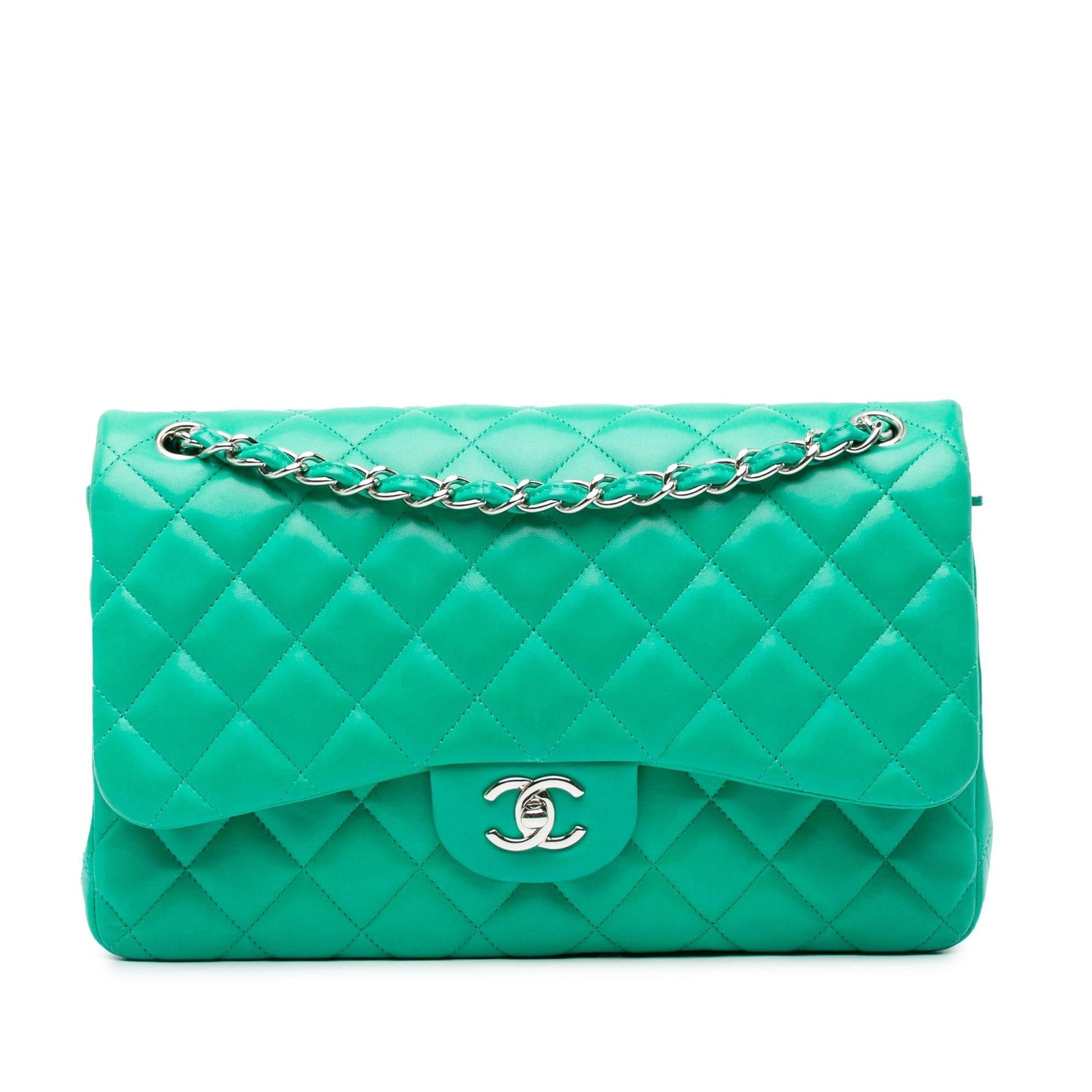 Chanel Jumbo Classic Lambskin Double Flap SHG-FsYojS Handbag