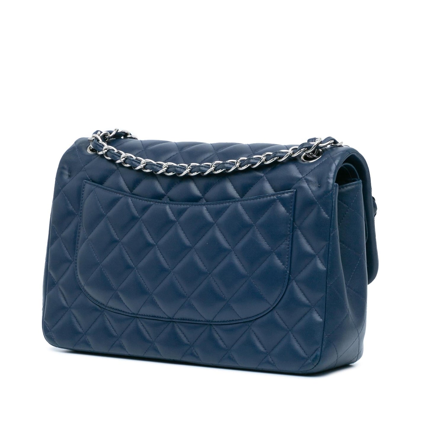 Chanel Jumbo Classic Lambskin Double Flap Handbag Shg Cbbwv7