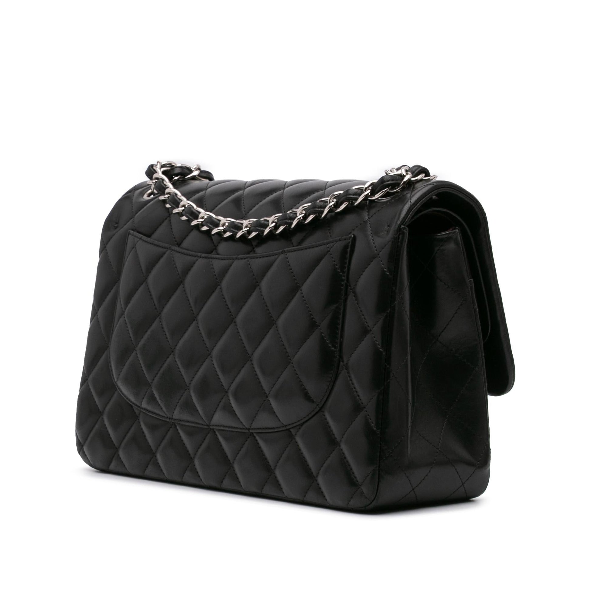 Chanel Jumbo Classic Lambskin Double Flap Handbag Double Flap