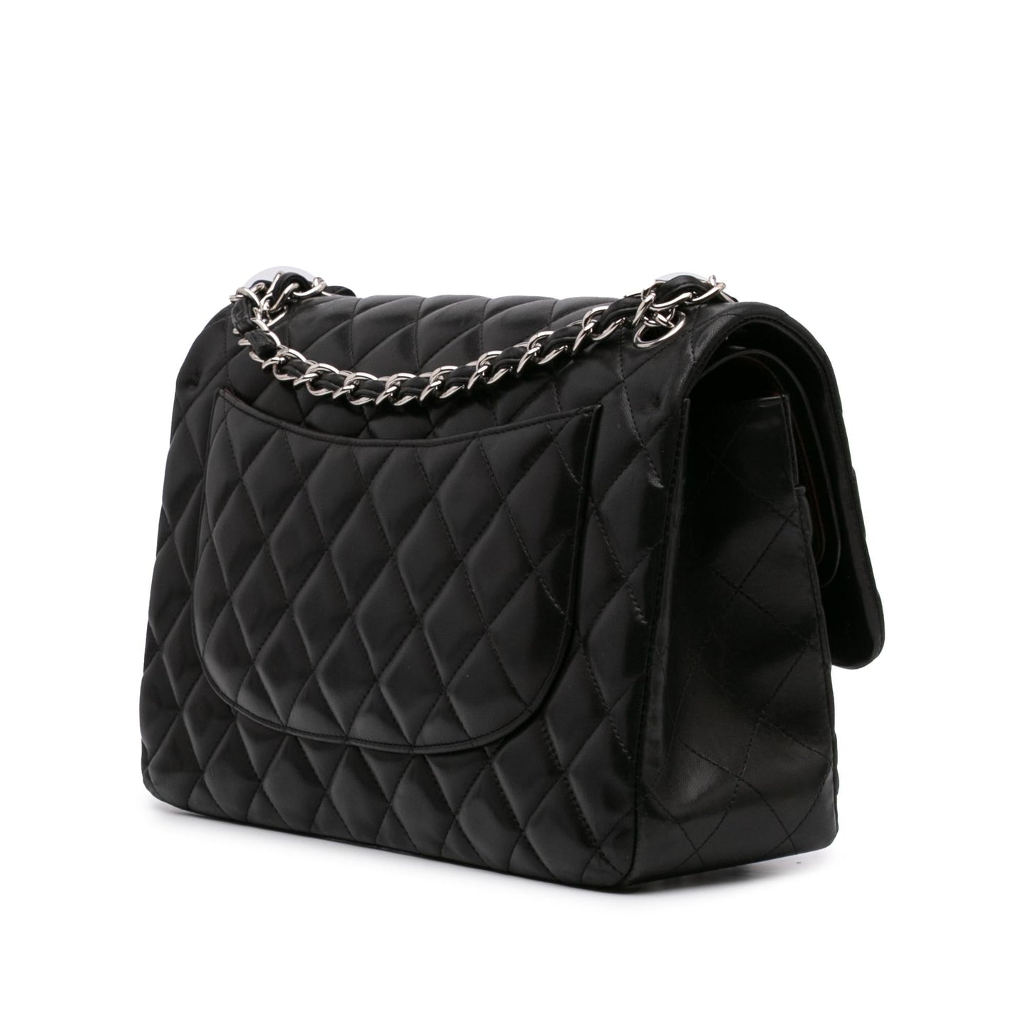 Chanel Jumbo Classic Lambskin Double Flap Handbag Flap 3