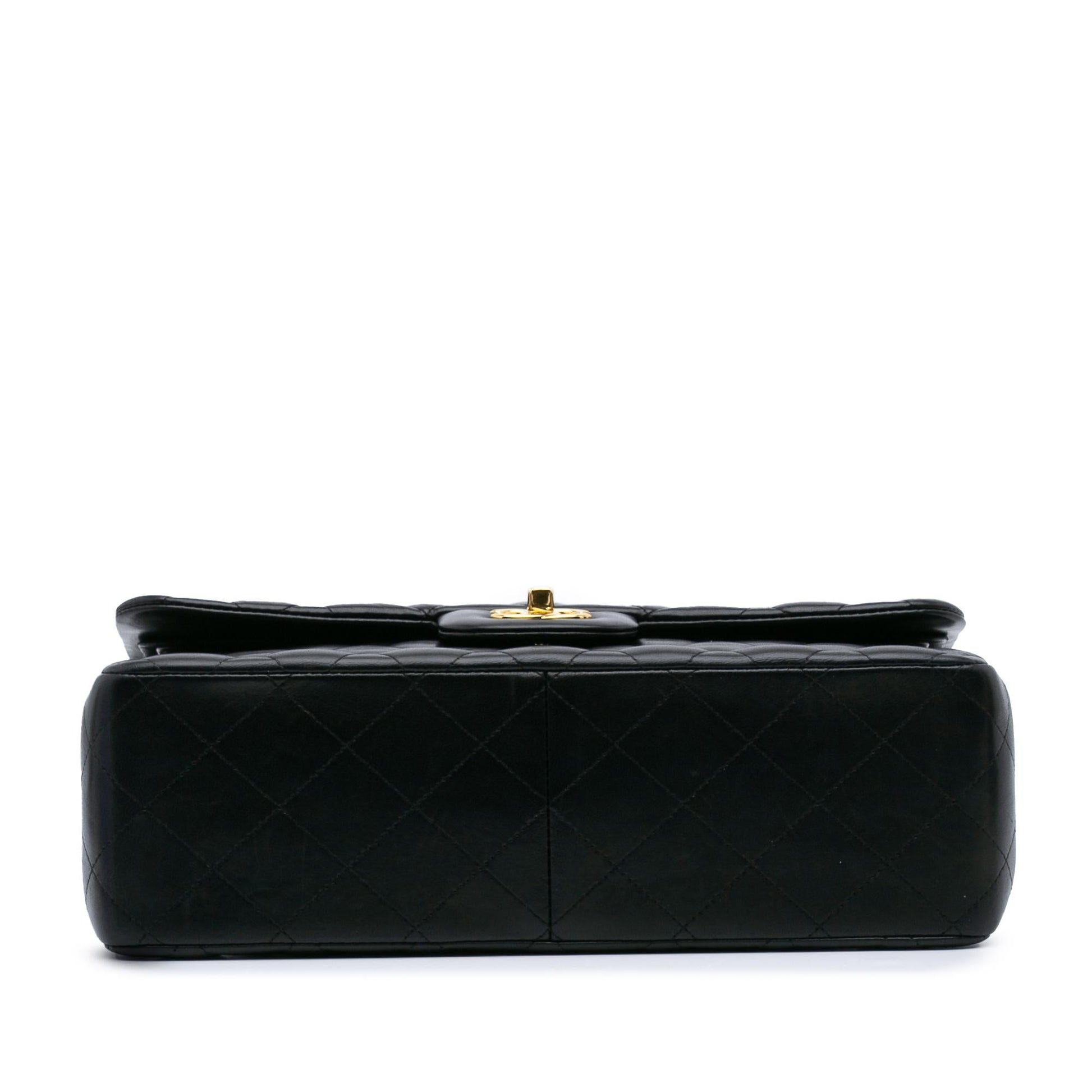 Chanel Jumbo Classic Lambskin Double Flap Handbag Flap 2