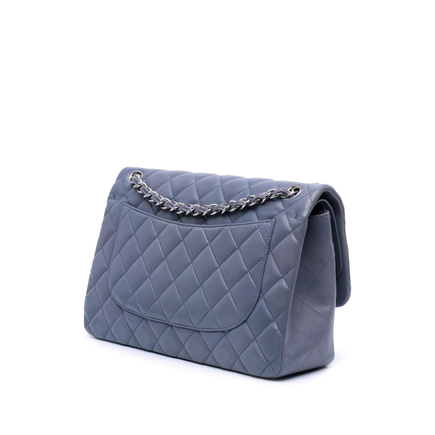 Chanel Jumbo Classic Lambskin Double Flap Handbag Flap 22