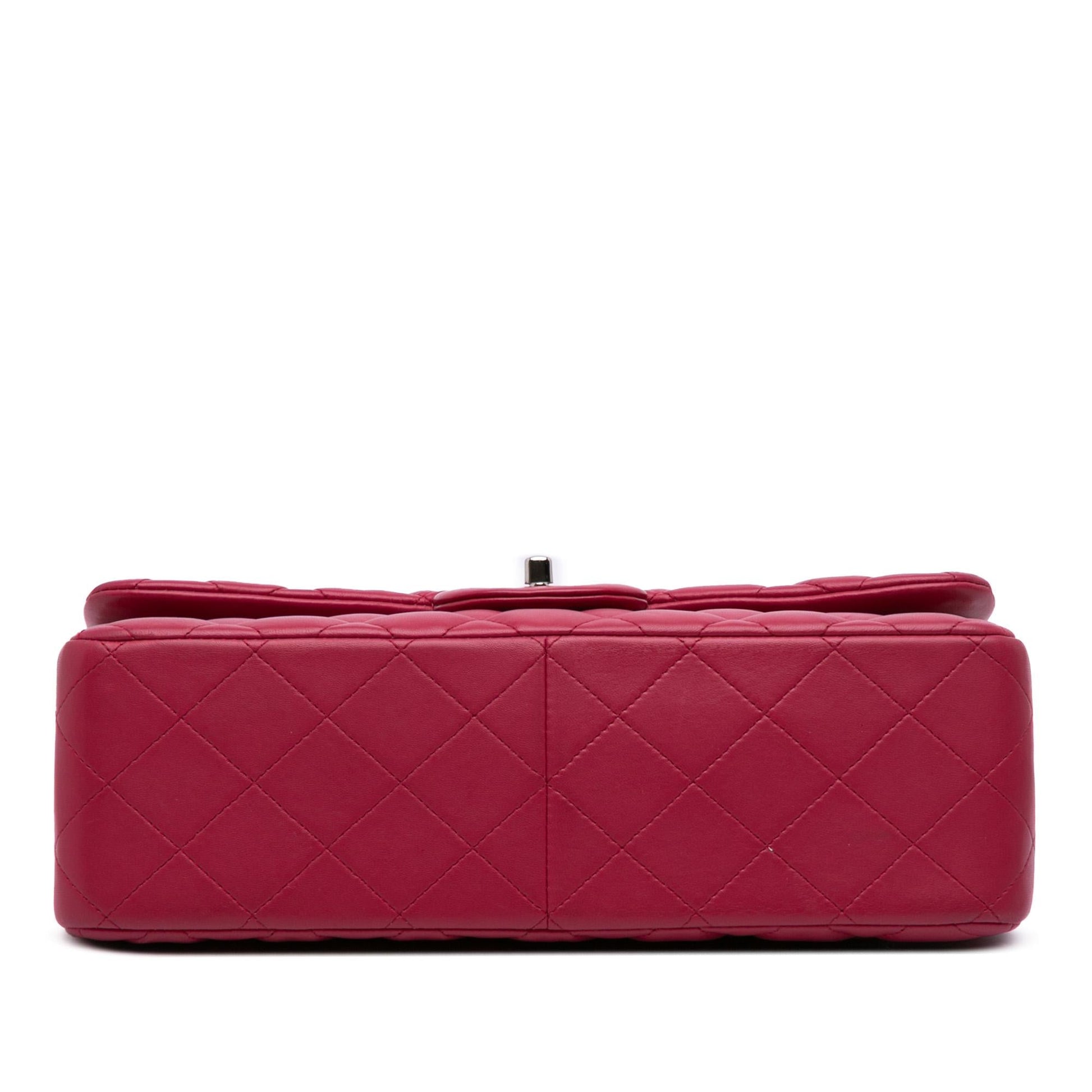 Chanel Jumbo Classic Lambskin Double Flap Handbag Flap 30