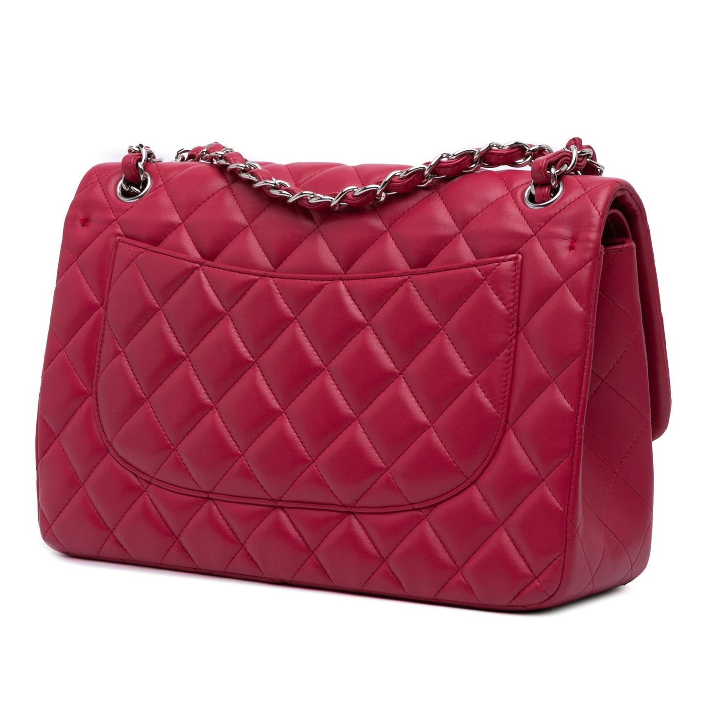Chanel Jumbo Classic Lambskin Double Flap Handbag Flap 30