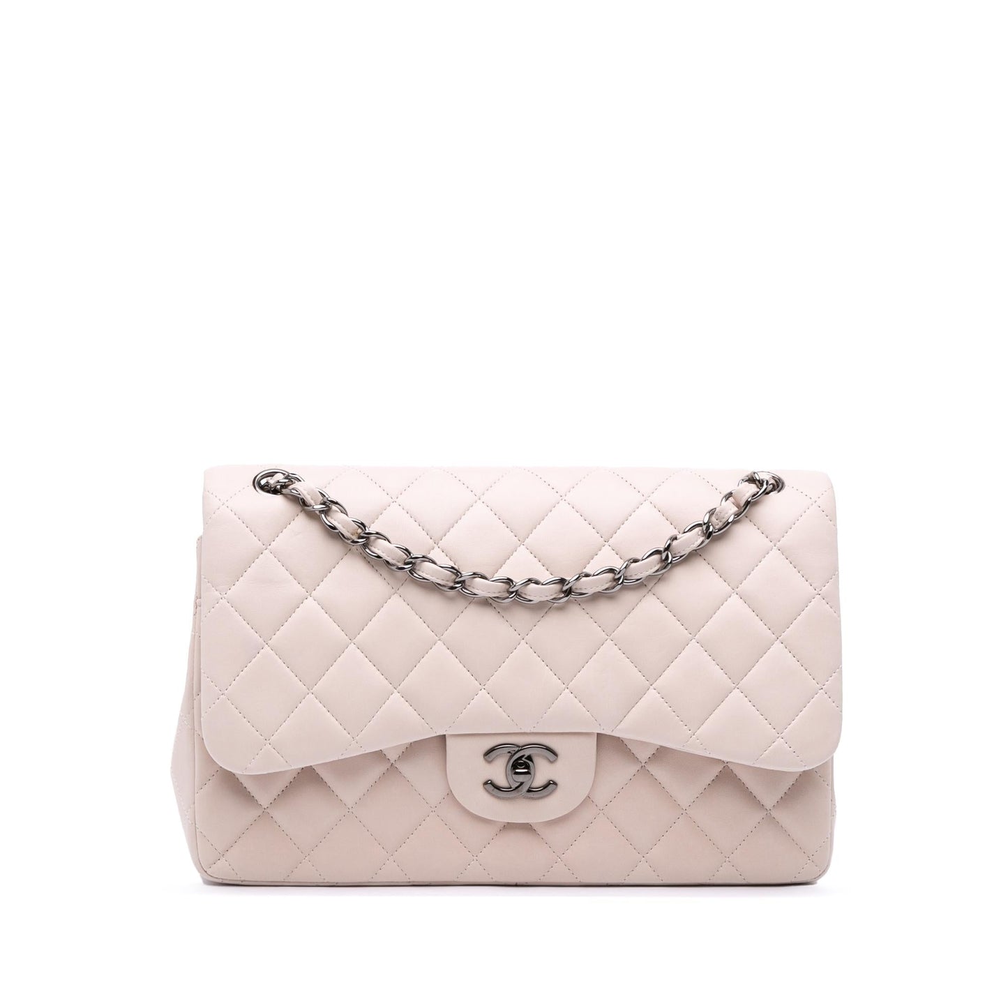 Chanel Jumbo Classic Lambskin Double Flap Handbag Flap 31