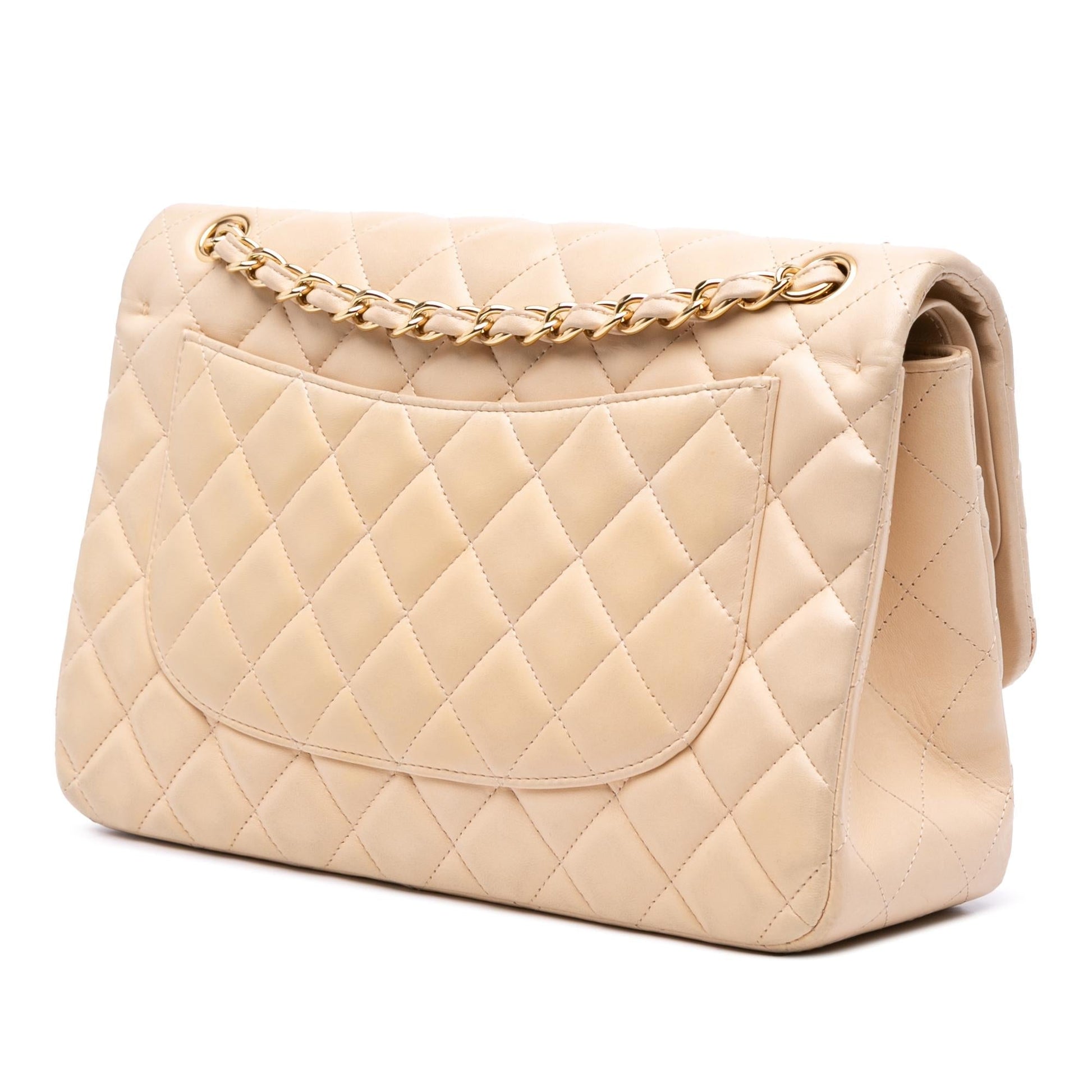 Chanel Jumbo Classic Lambskin Double Flap Handbag Flap 29