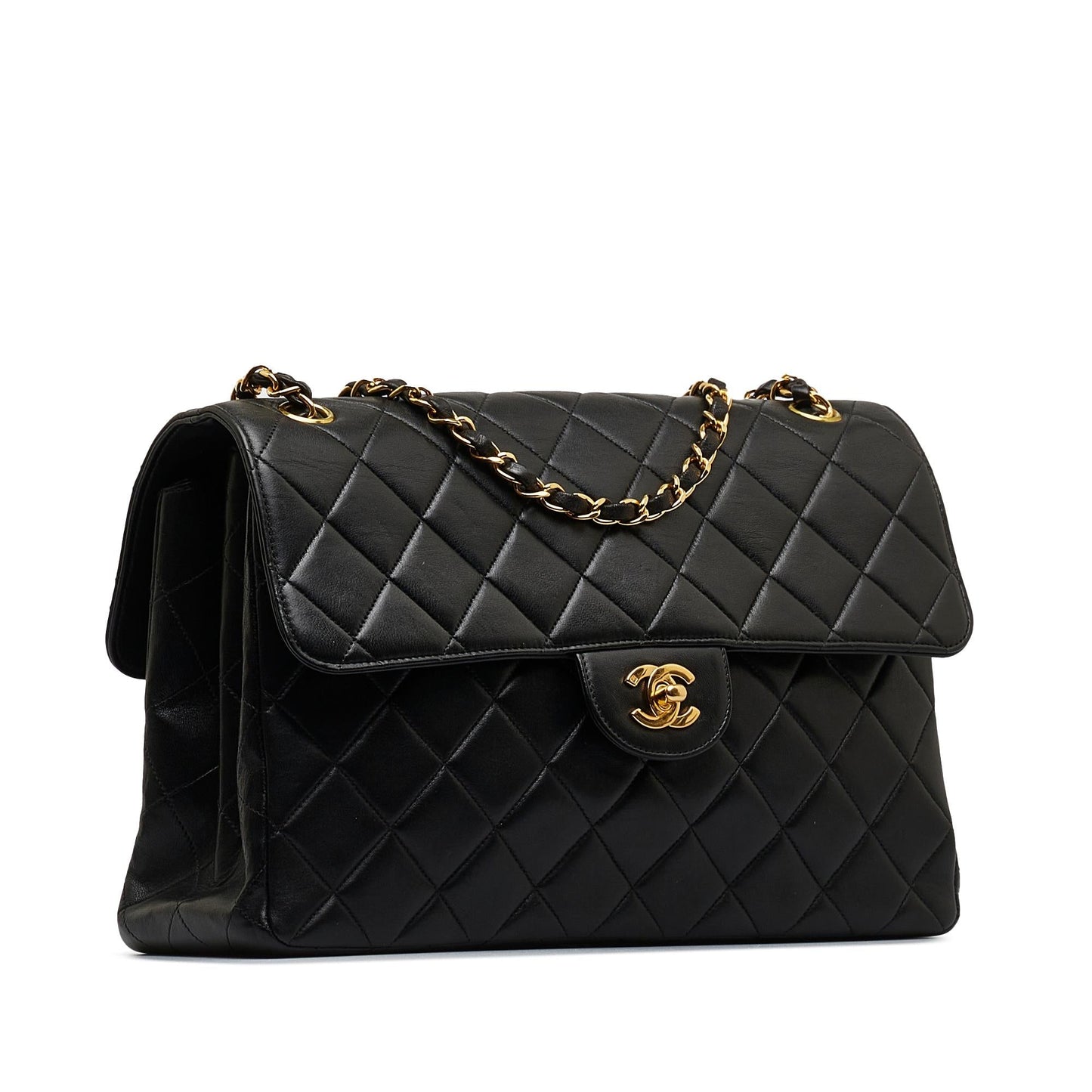 Chanel Jumbo Classic Lambskin Single Flap SHG-zQZOuM Shoulder Bag
