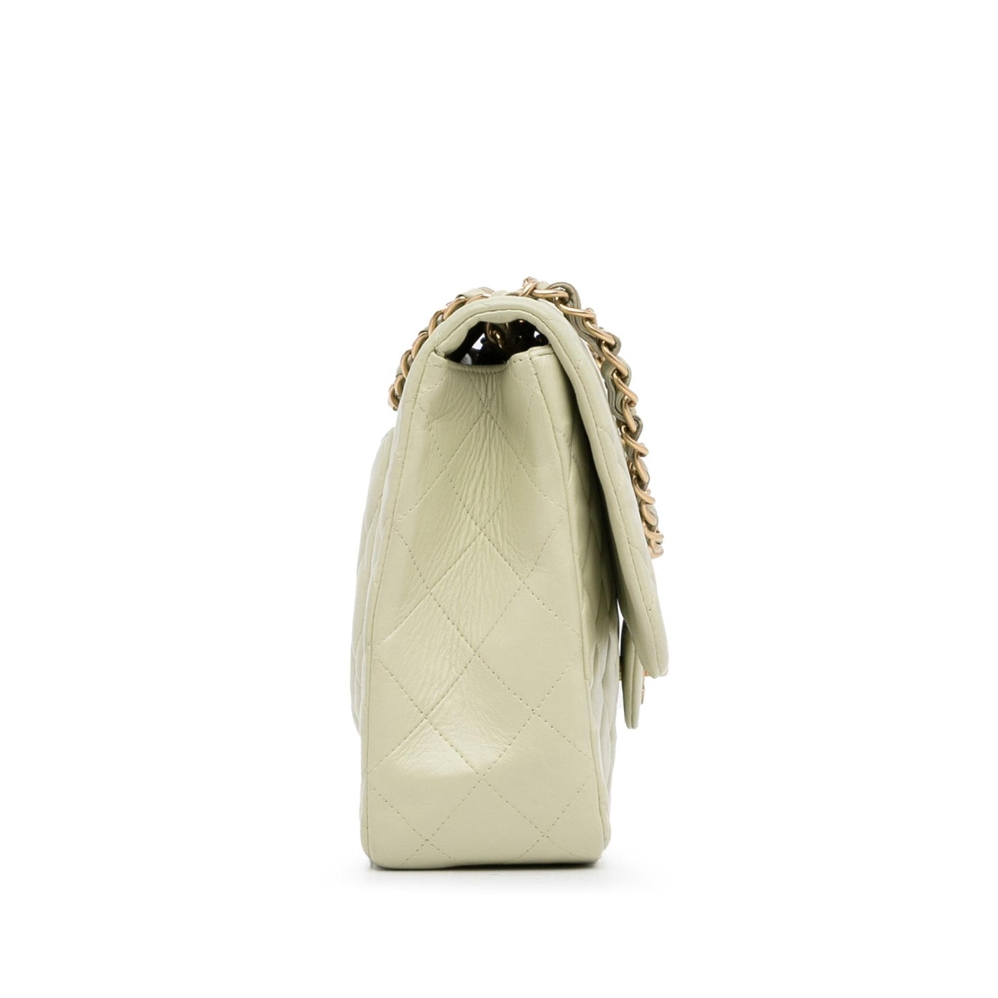 Chanel Jumbo Classic Lambskin Single Flap (Shg-Rawy5G) Bag