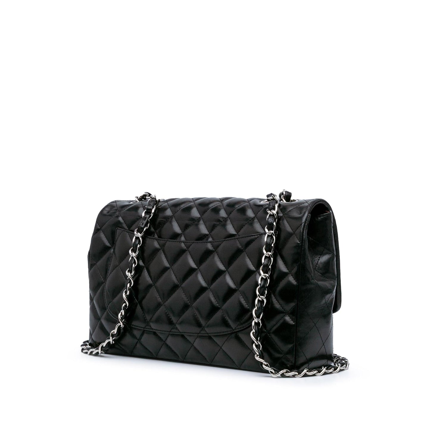 Chanel Jumbo Classic Lambskin Single Flap Handbag