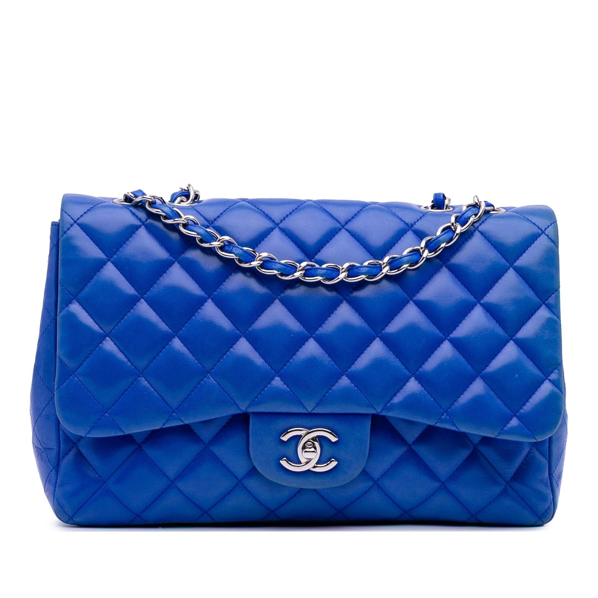 Chanel Jumbo Classic Lambskin Single Flap Handbag Flap 1