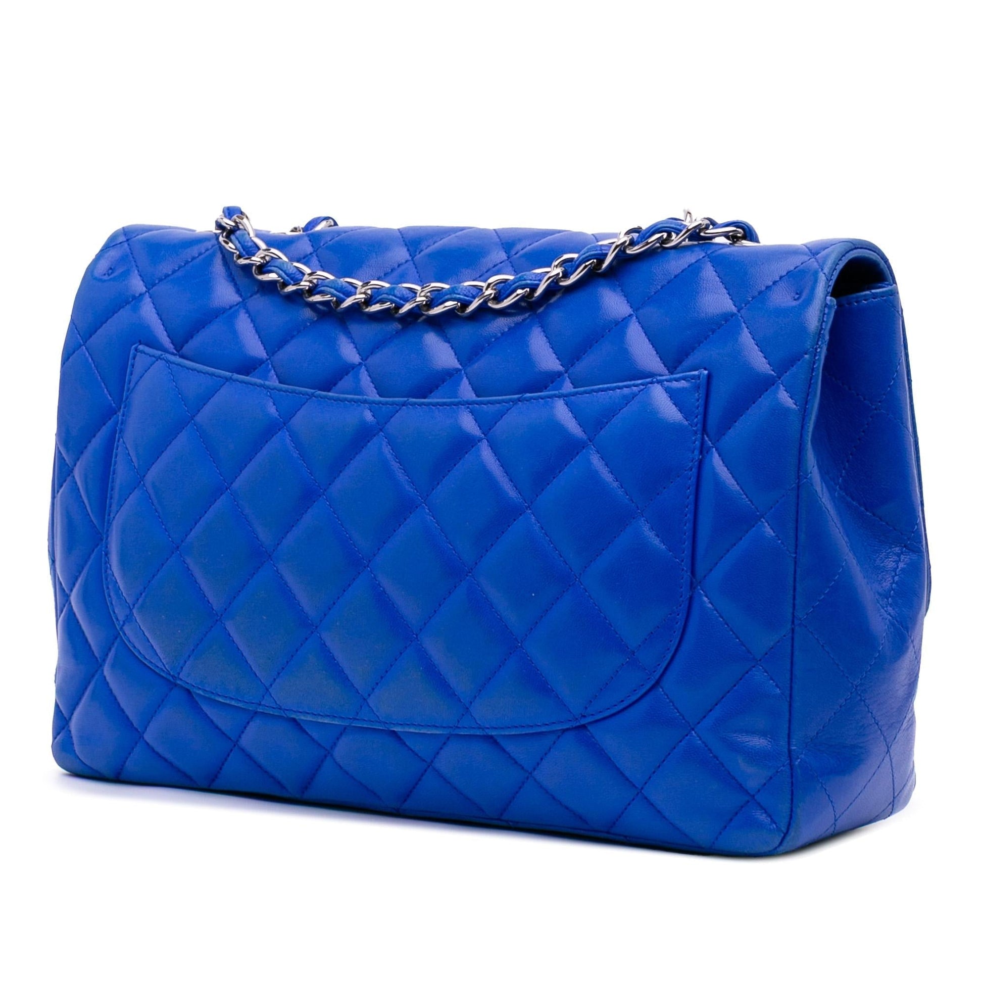 Chanel Jumbo Classic Lambskin Single Flap Handbag Flap 1