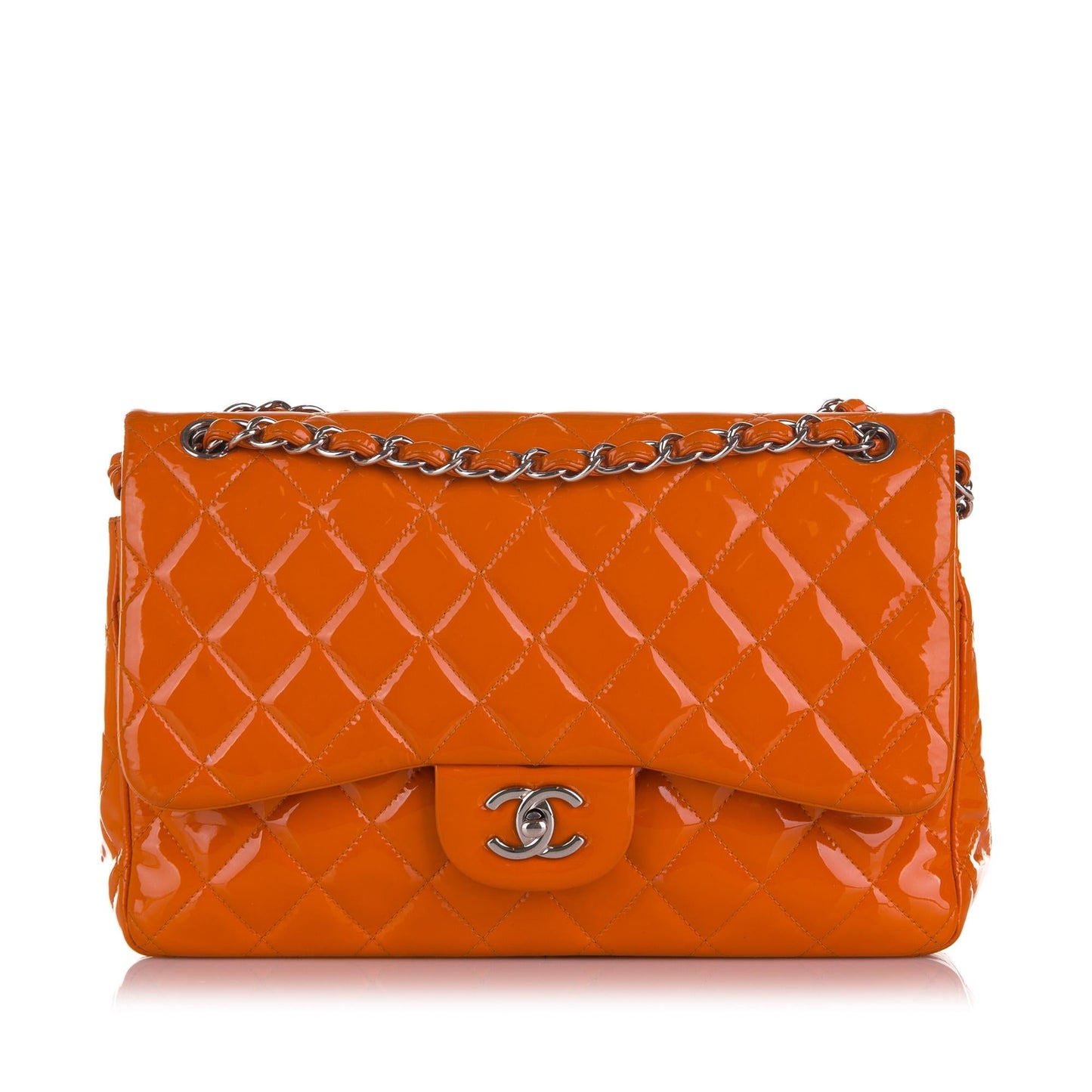 Chanel Jumbo Classic Patent Double Flap SHG Shoulder Bag