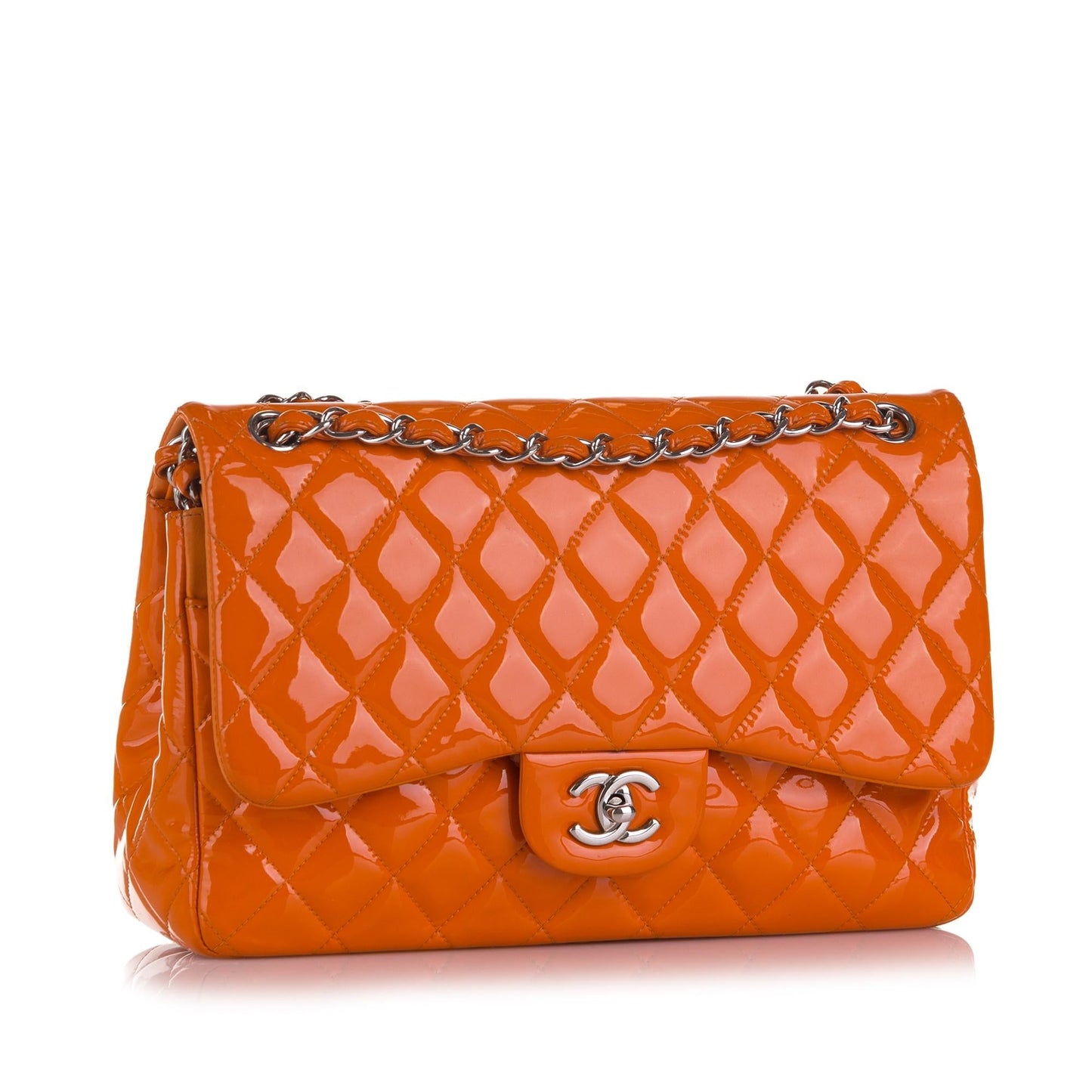 Chanel Jumbo Classic Patent Double Flap SHG Shoulder Bag