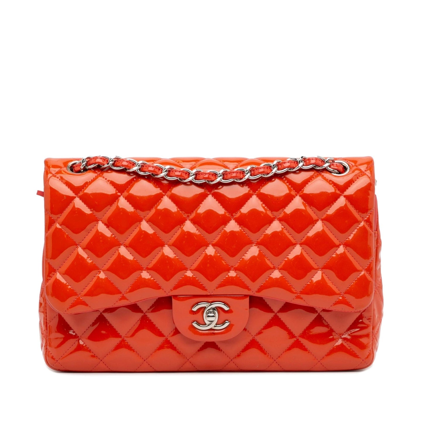 Chanel Jumbo Classic Patent Double Flap SHG-WfZZDB Handbag